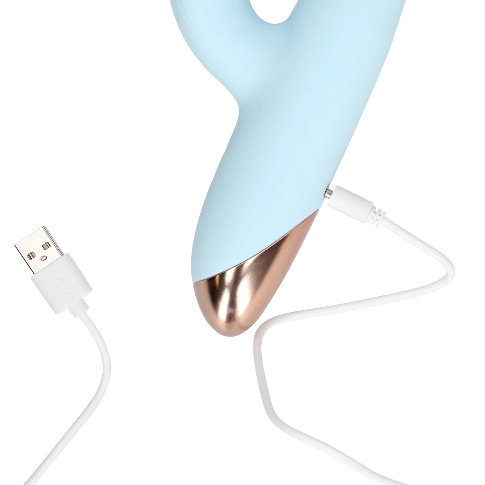 Pulse Wave and Up-and-Down Moving Ring Vibrator - Arctic Blue