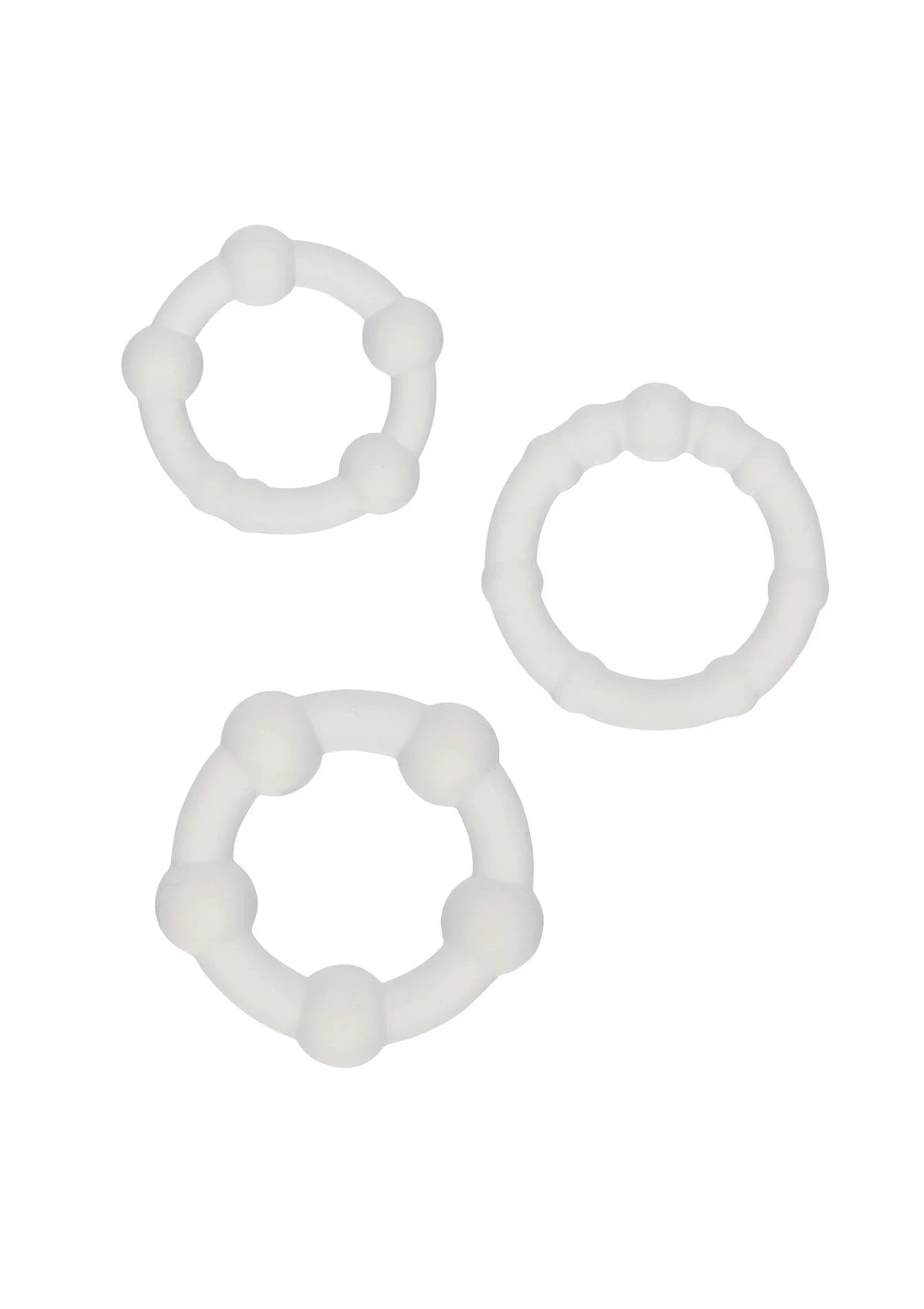 Anneaux en silicone à perles