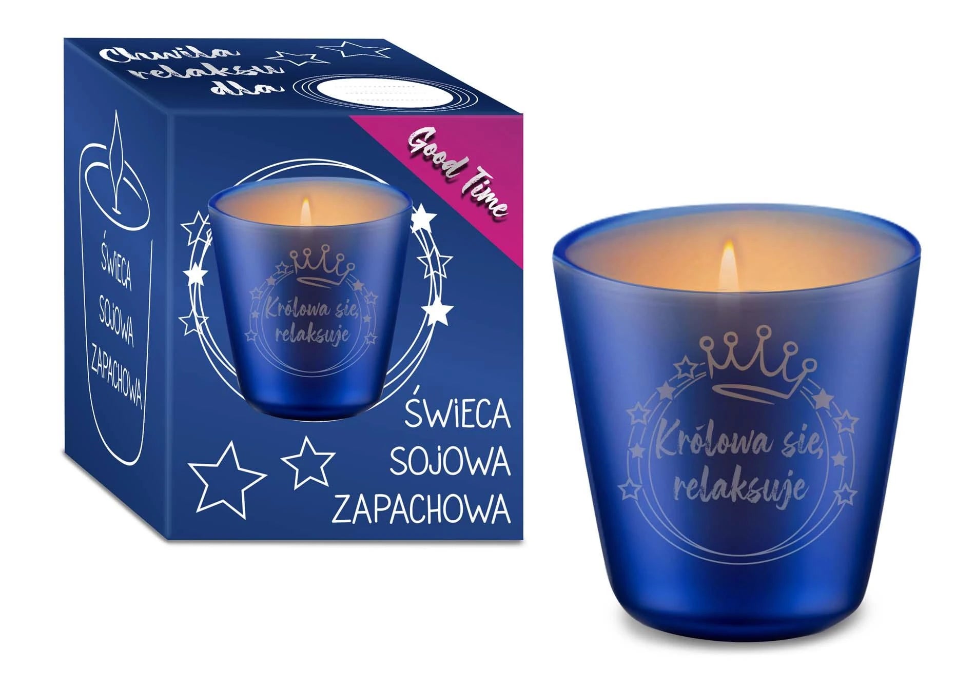 GOOD TIME -Świeca sojowa 120ml - Królowa się relaksuje
