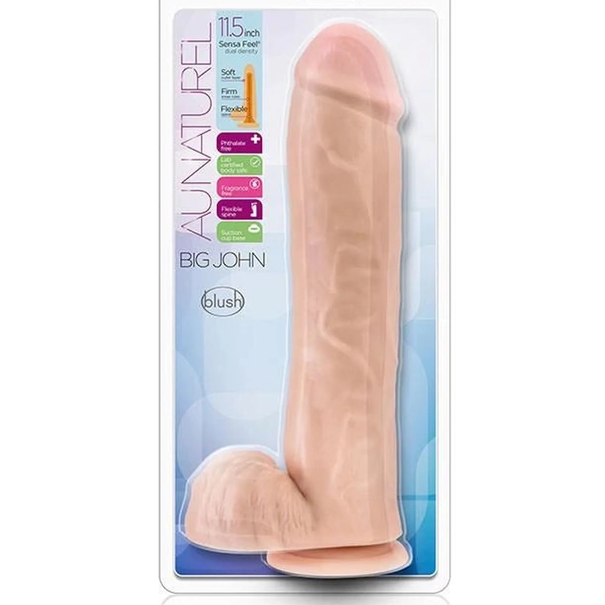 AU NATUREL BIG JOHN 11.5INCH DILDO