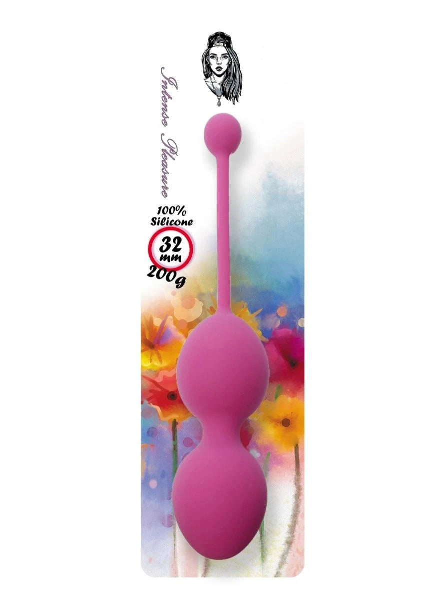 Balles de Kegel en silicone 32mm 200g Rose foncé - B - Série