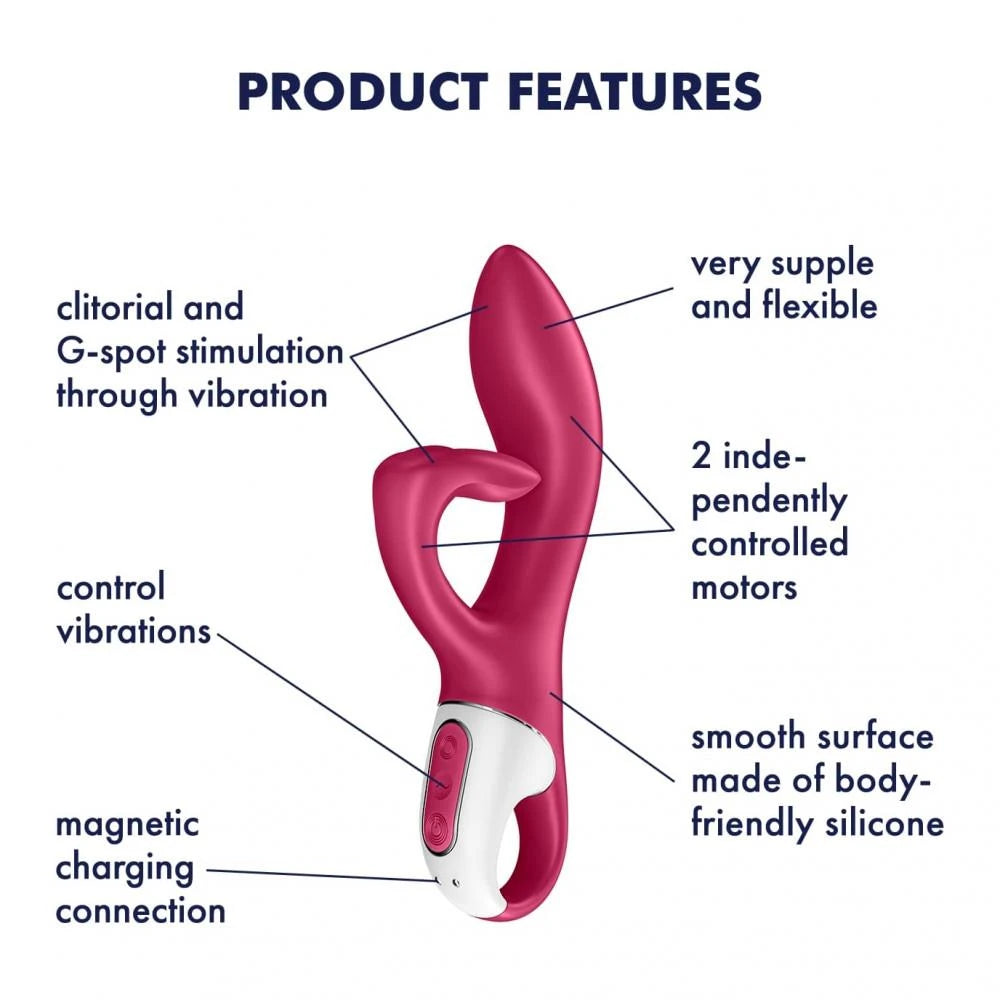 Embrace Me - Rabbit Vibrator - Berry