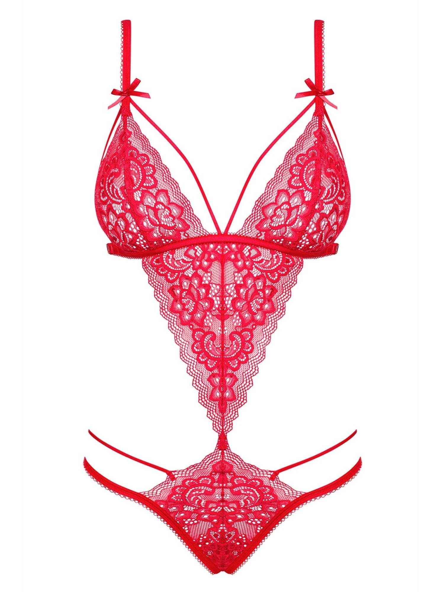 Lingerie - Body Lovlea rouge L/XL
