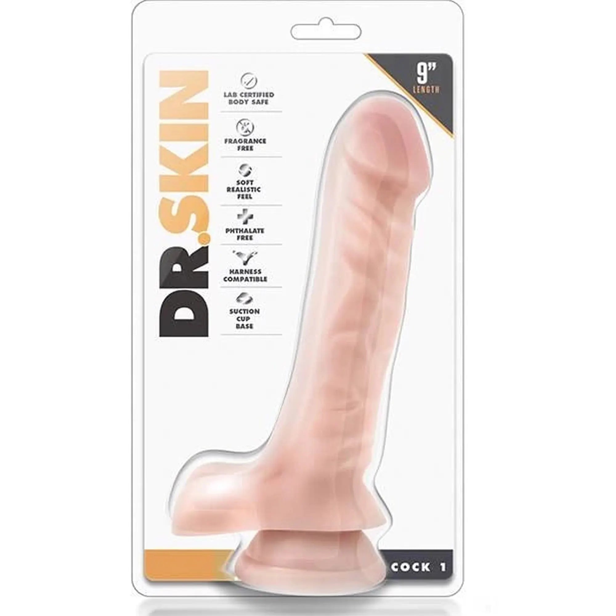 DR. SKIN COCK 9INCH COCK 1 BEIGE