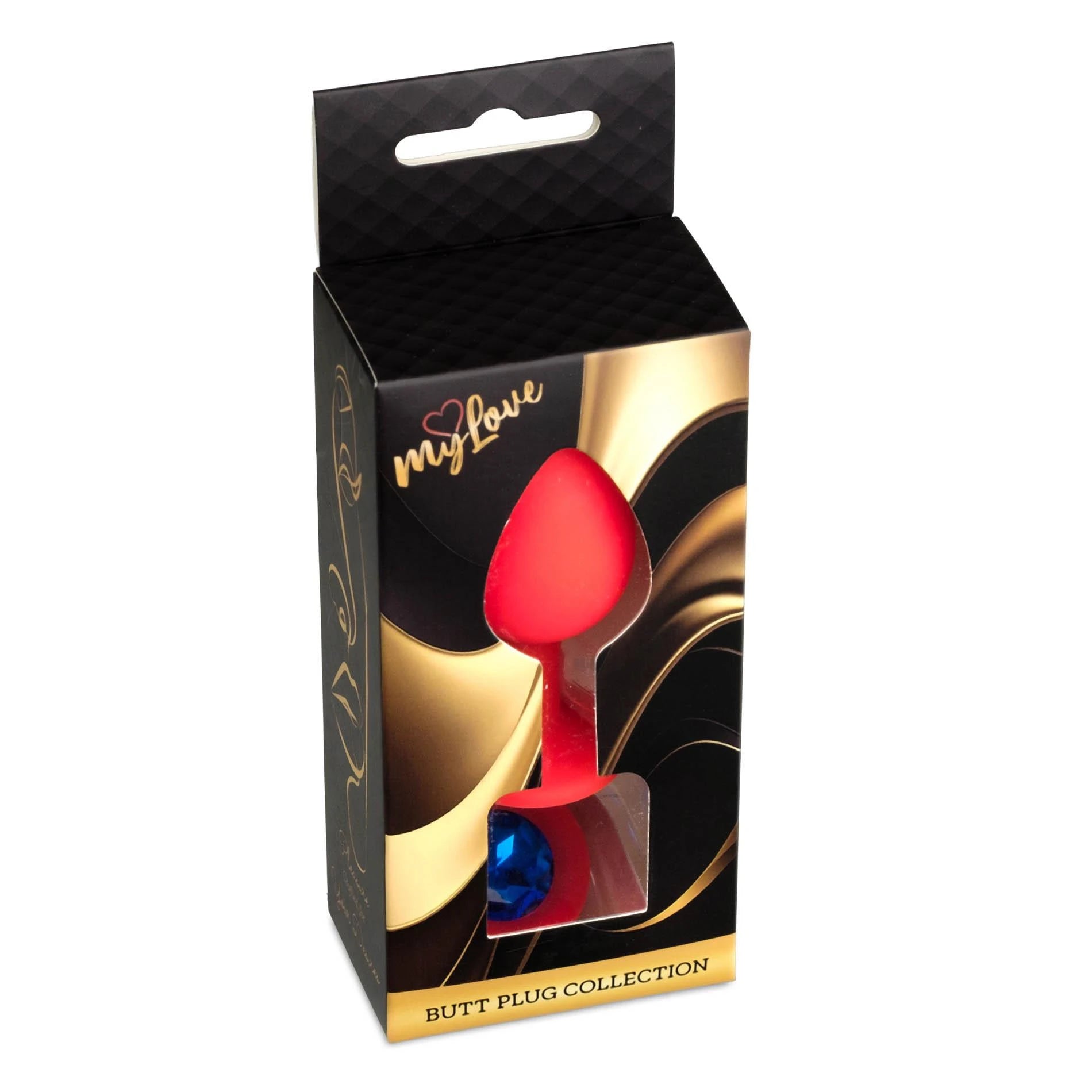 MyLove Toys - Bijoux PLUG M Rouge en Silicone