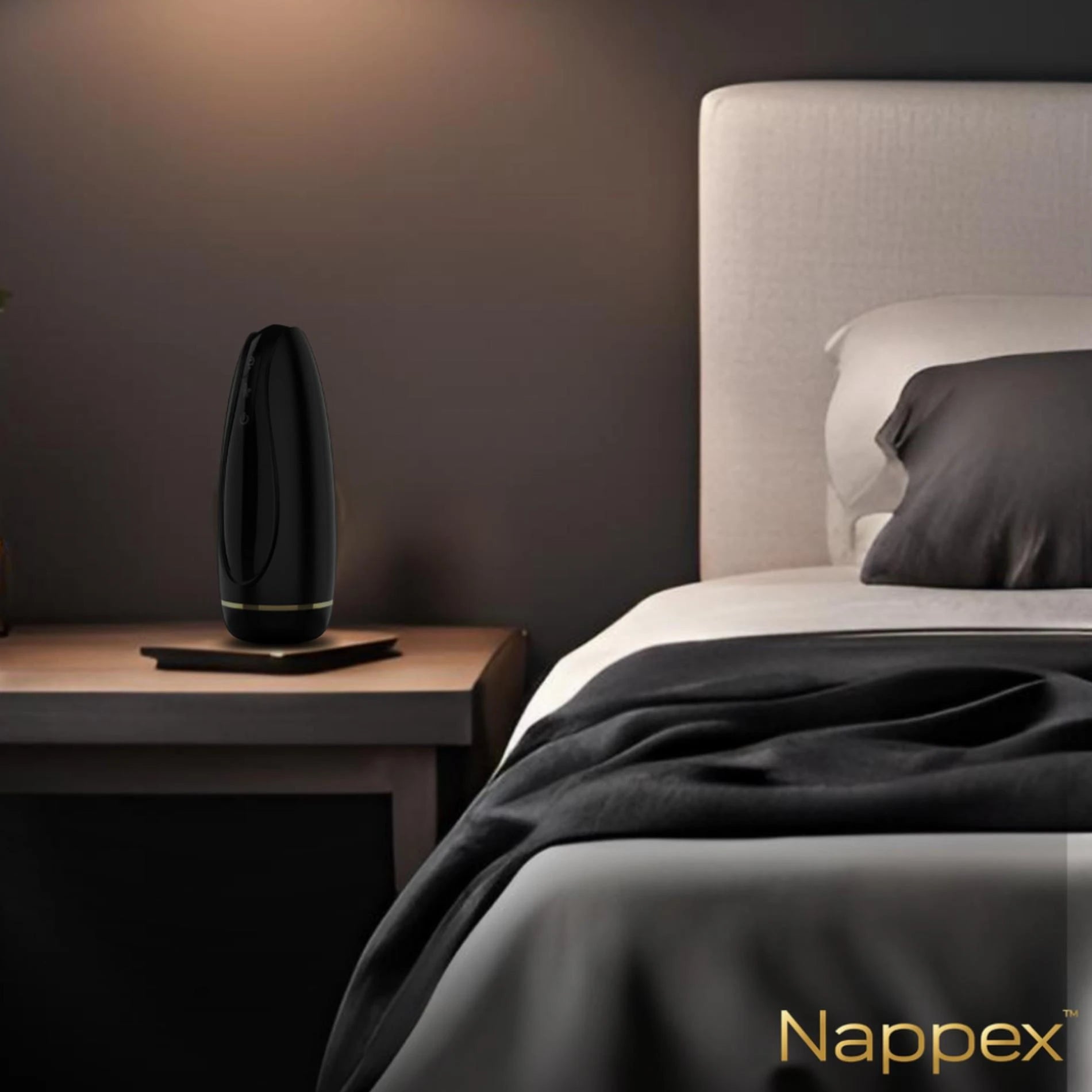 Masturbator - Nappex™ White Black - Premium Masturbators (10 Languages