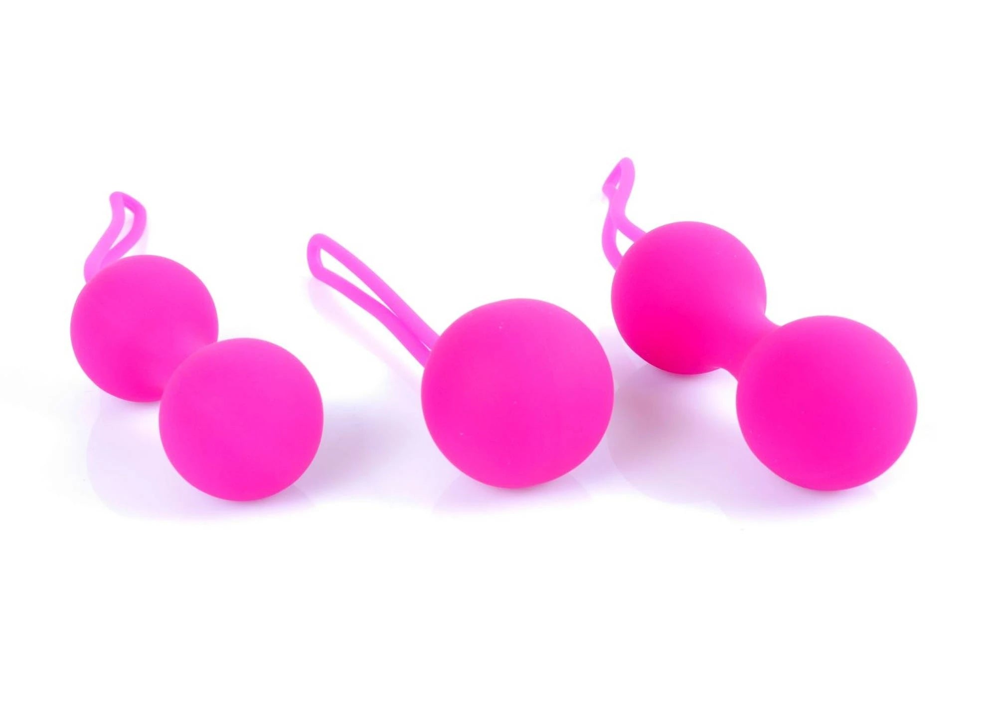 Silicone Kegal Balls Set - Pink