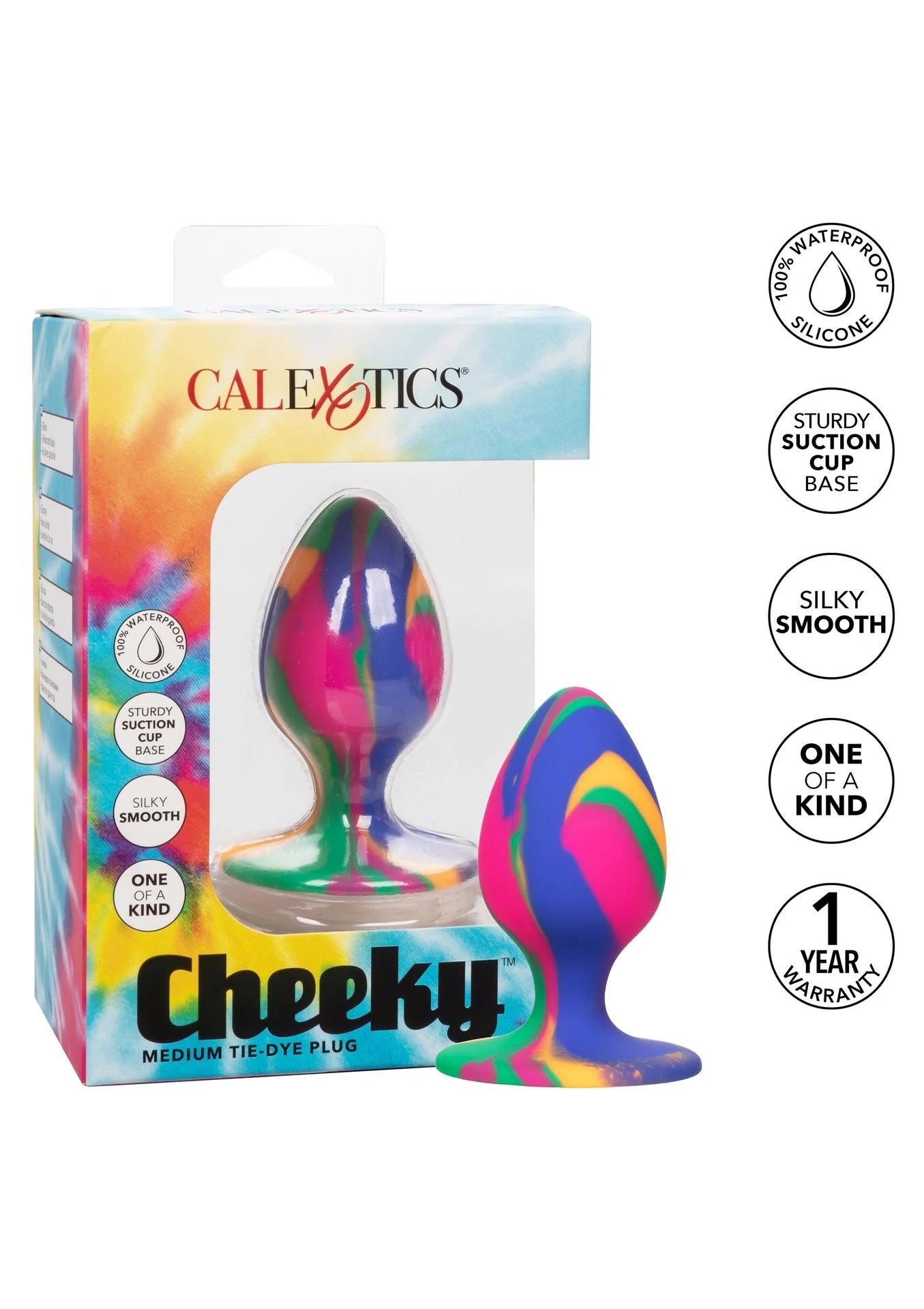 Plug Cheeky Tie-Dye moyen multicolore