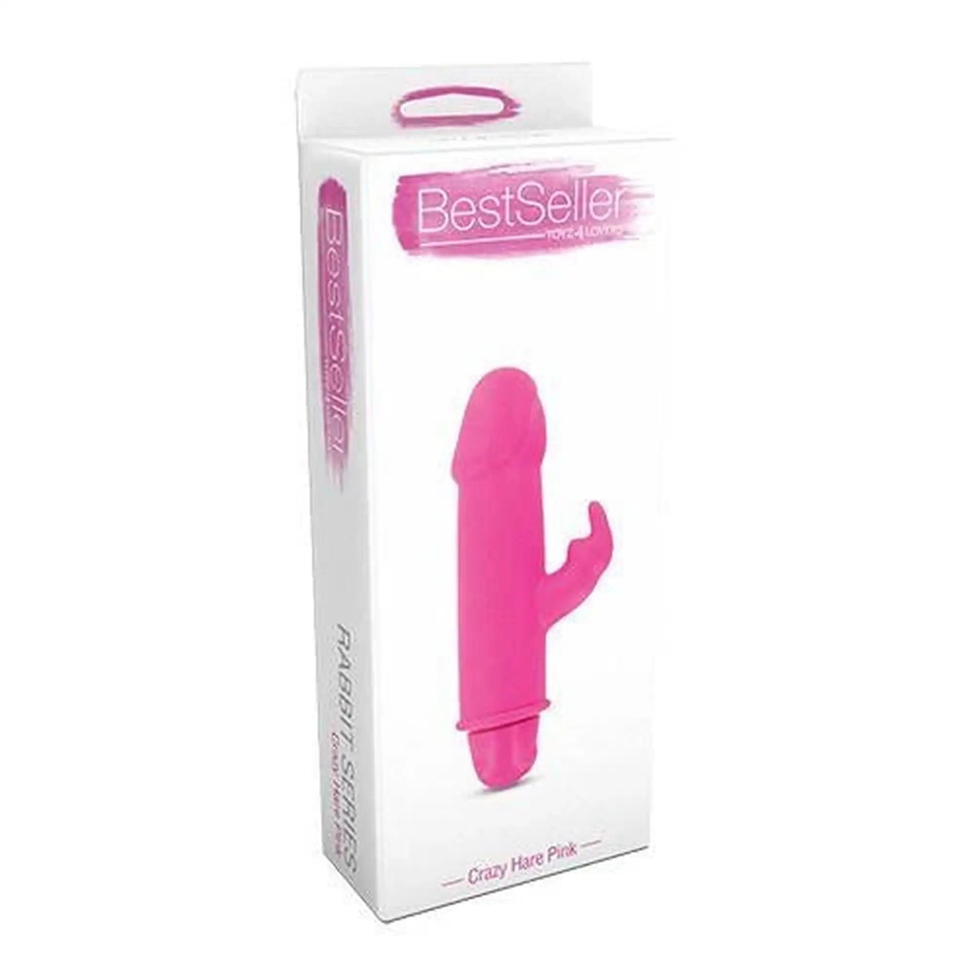 Vibrator-RABBIT CRAZY HARE PINK