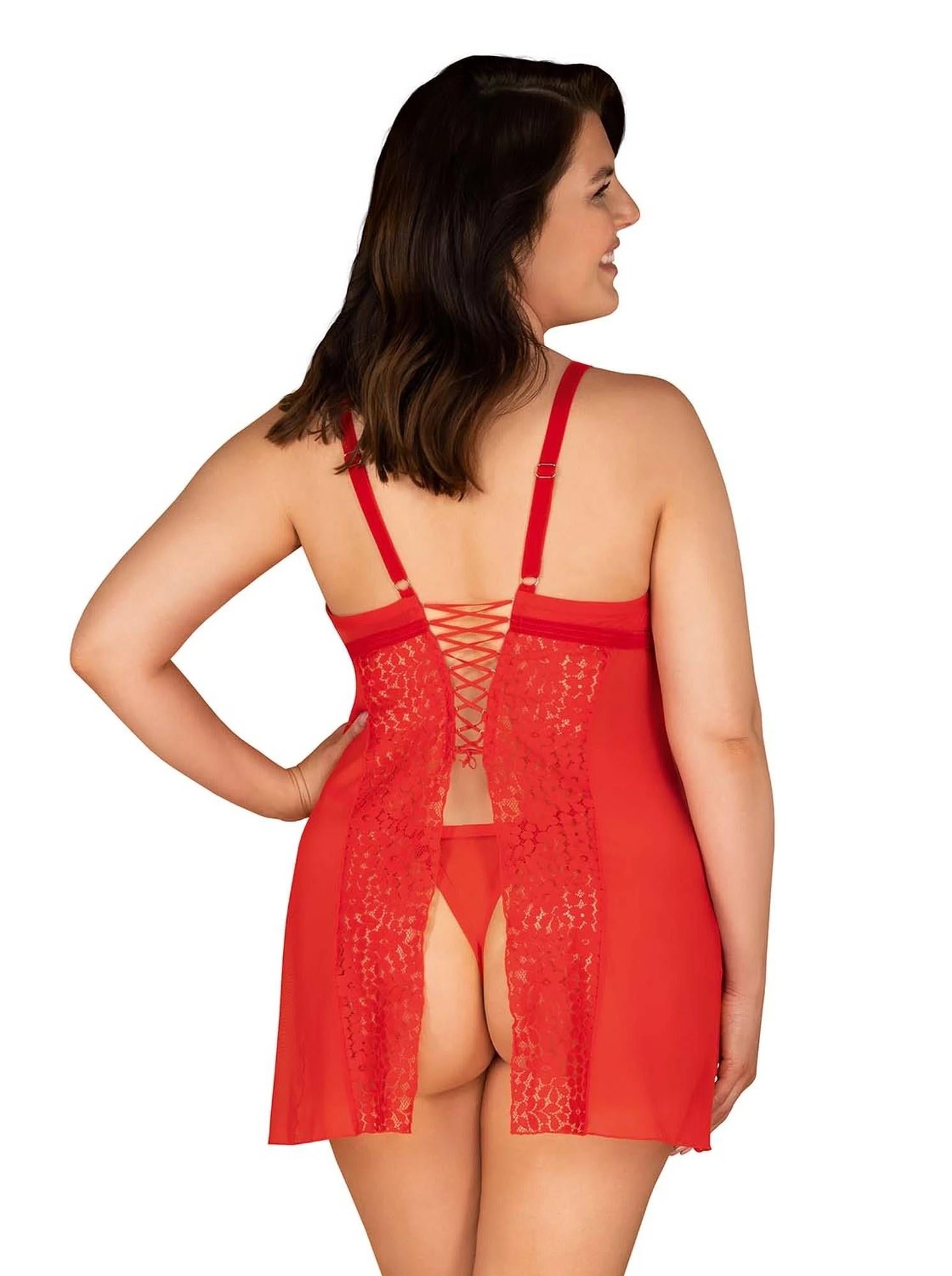 Lingerie - Blossmina chemise and thong 6XL/7XL