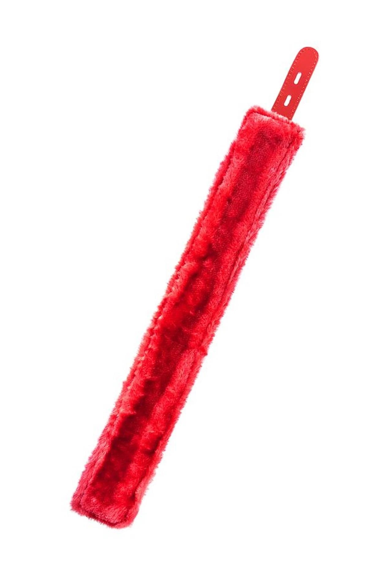 Collier Anonymo, cuir PU, rouge