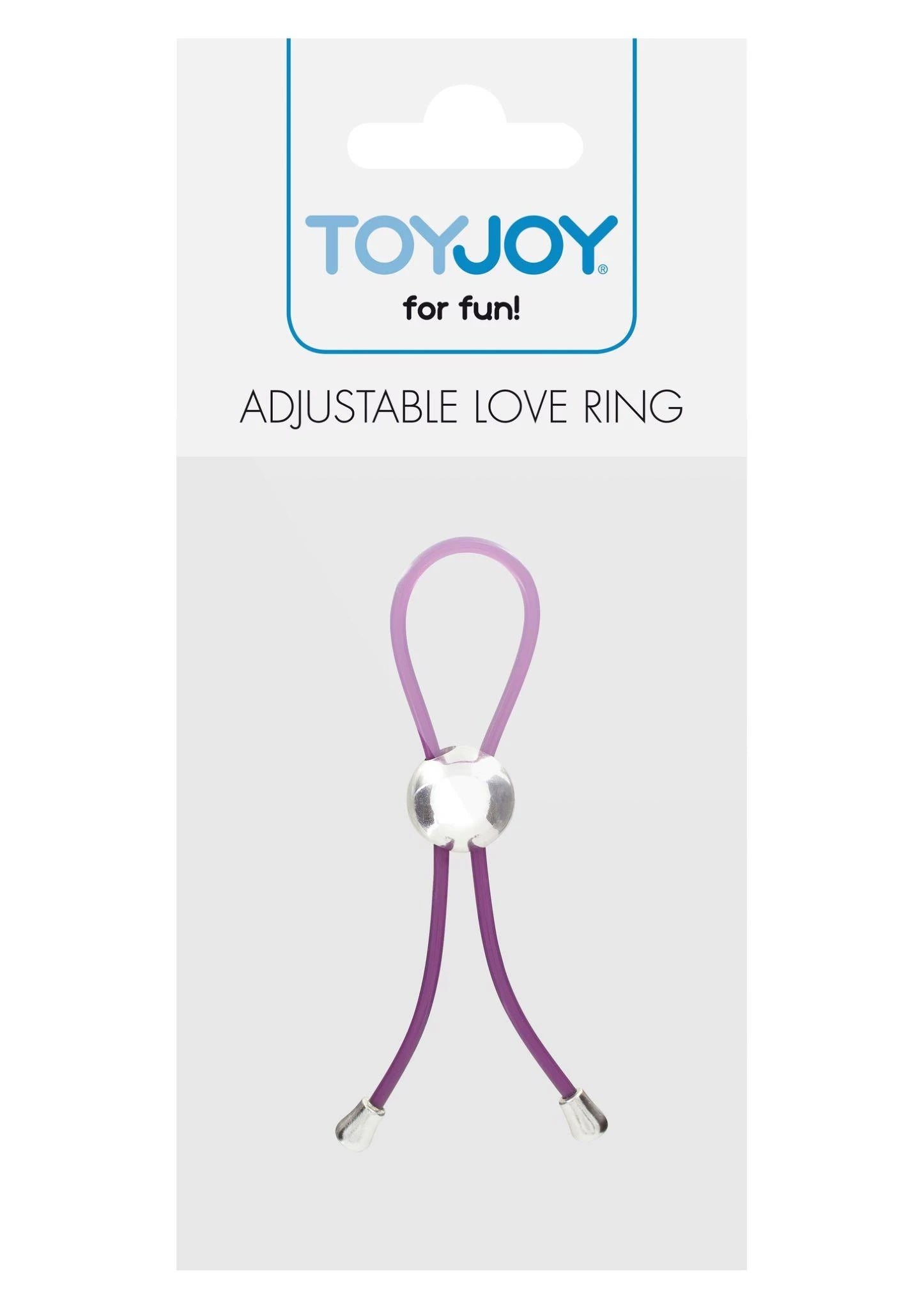 Adjustable Love Ring Purple