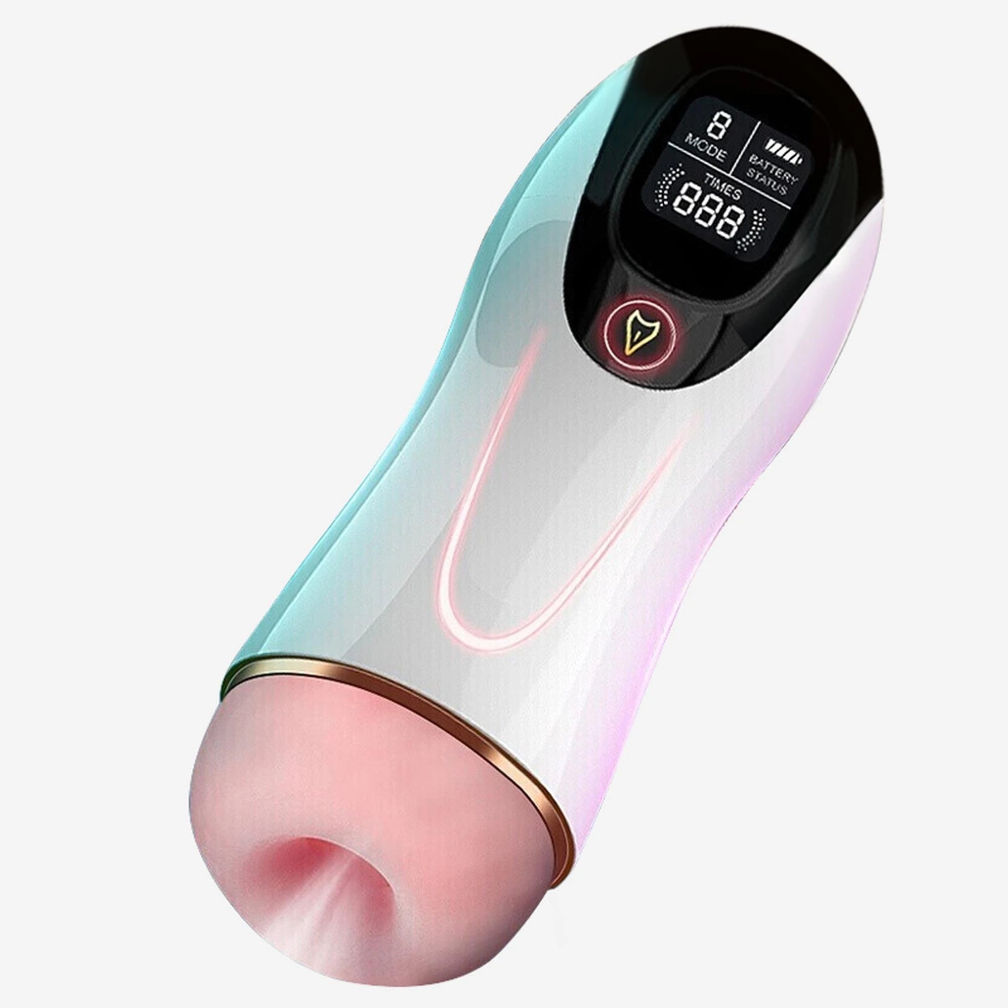 Masturbateur vibrant 8 modes de vibration + fonction interactive