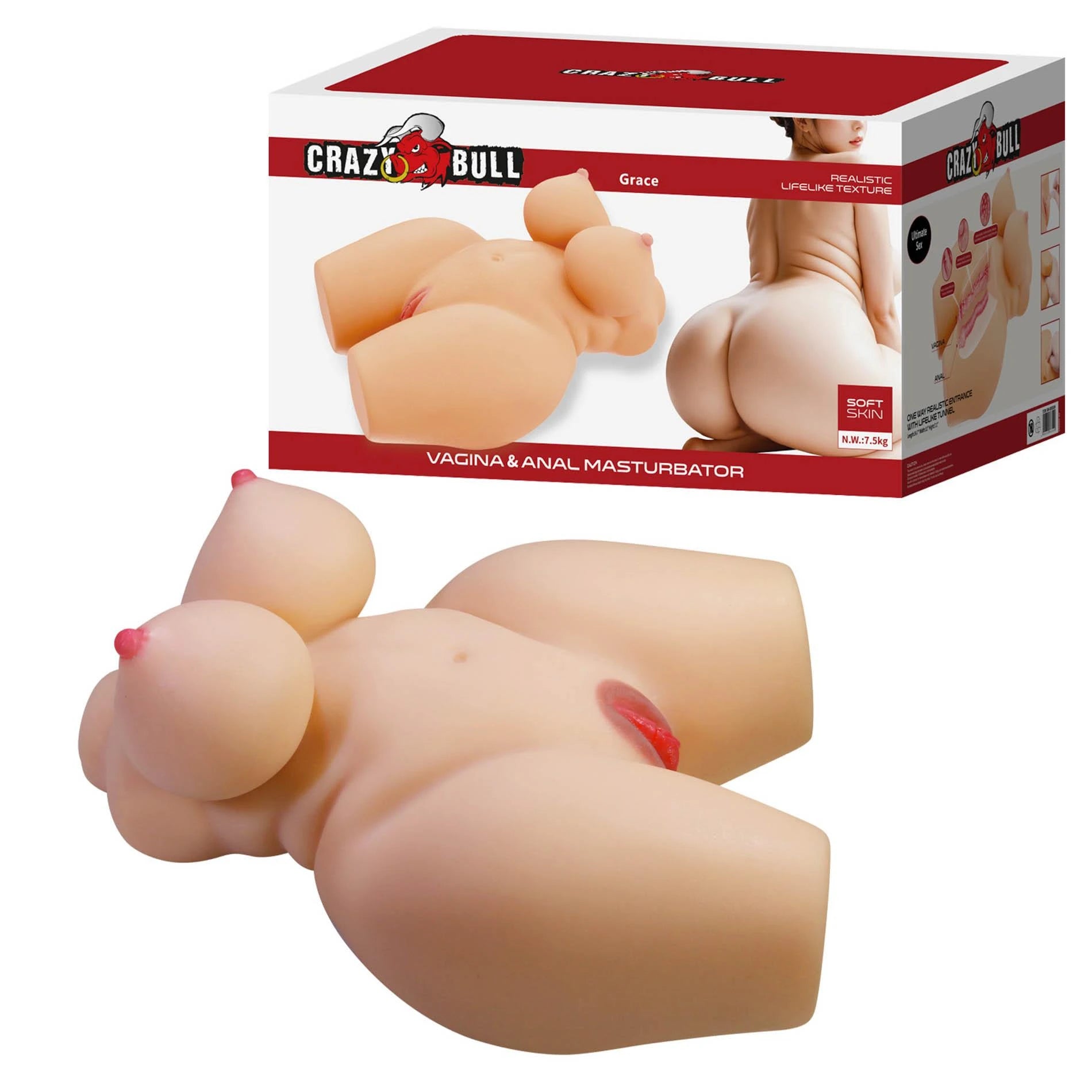 Crazy Bull Grace Vagina & Anal Masturbator