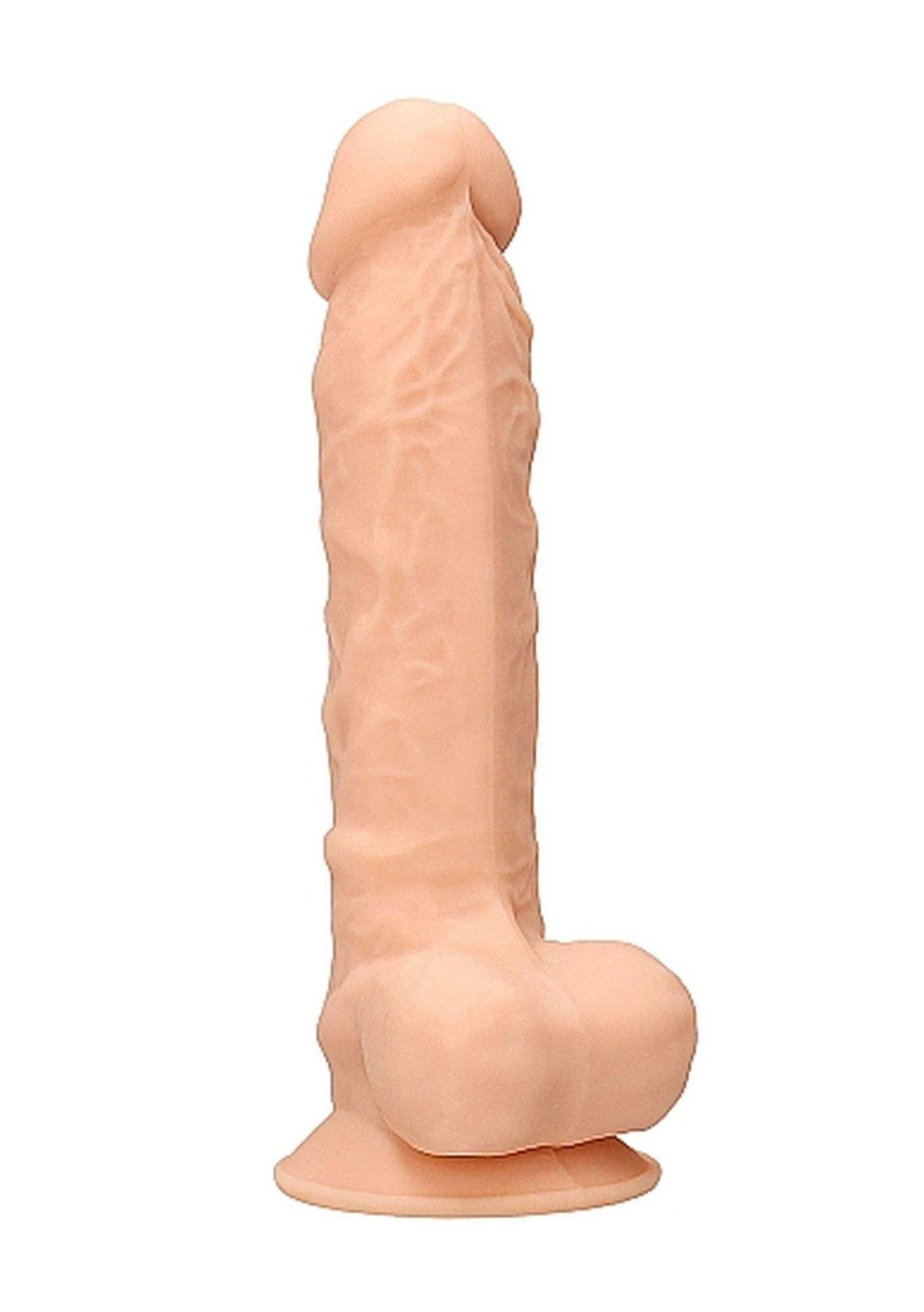 Silicone Dildo with Balls - 9 / 23 cm