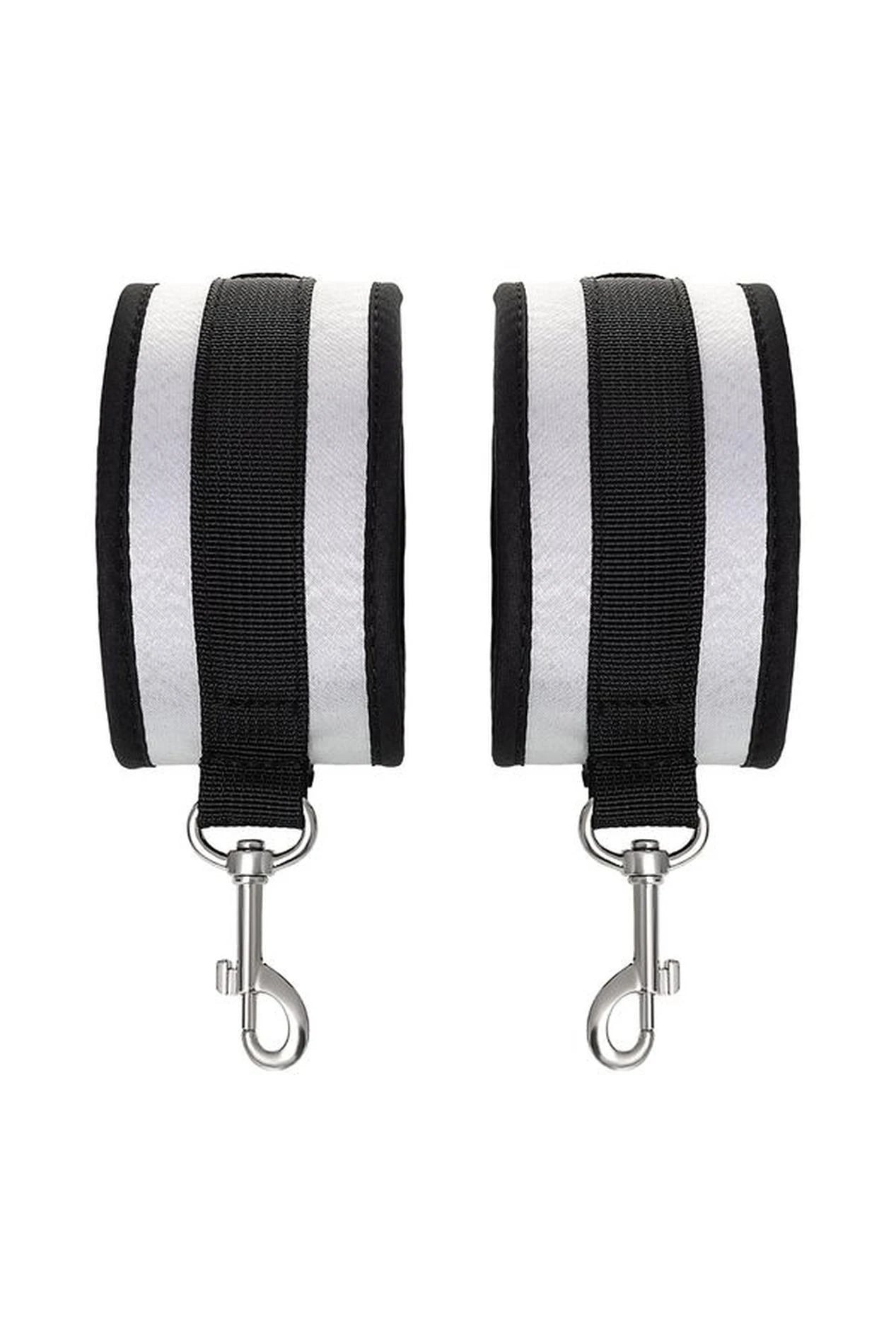 Anonymo anclecuffs, polyester, silver, 28.5 cm