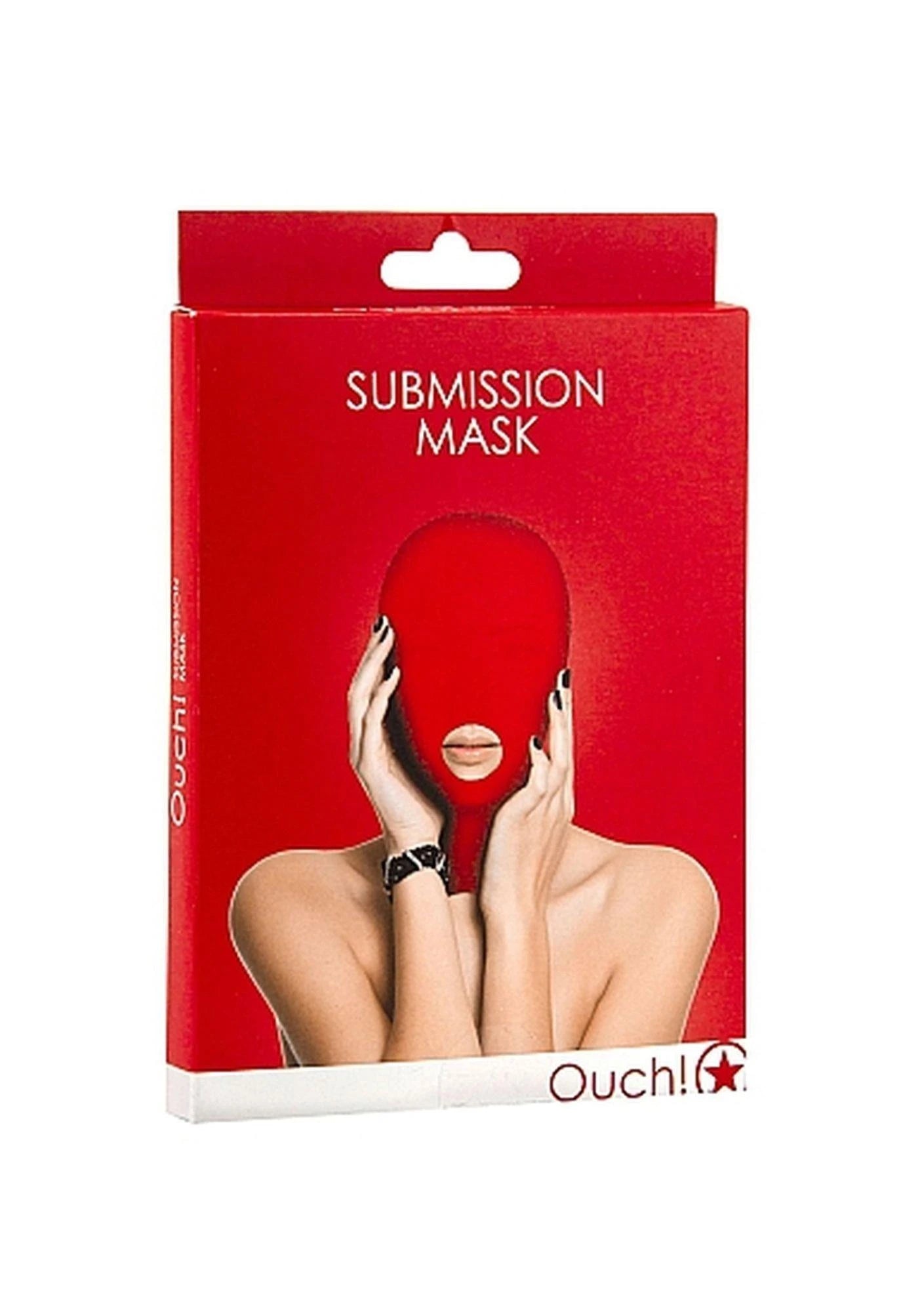 Masque de soumission - Rouge