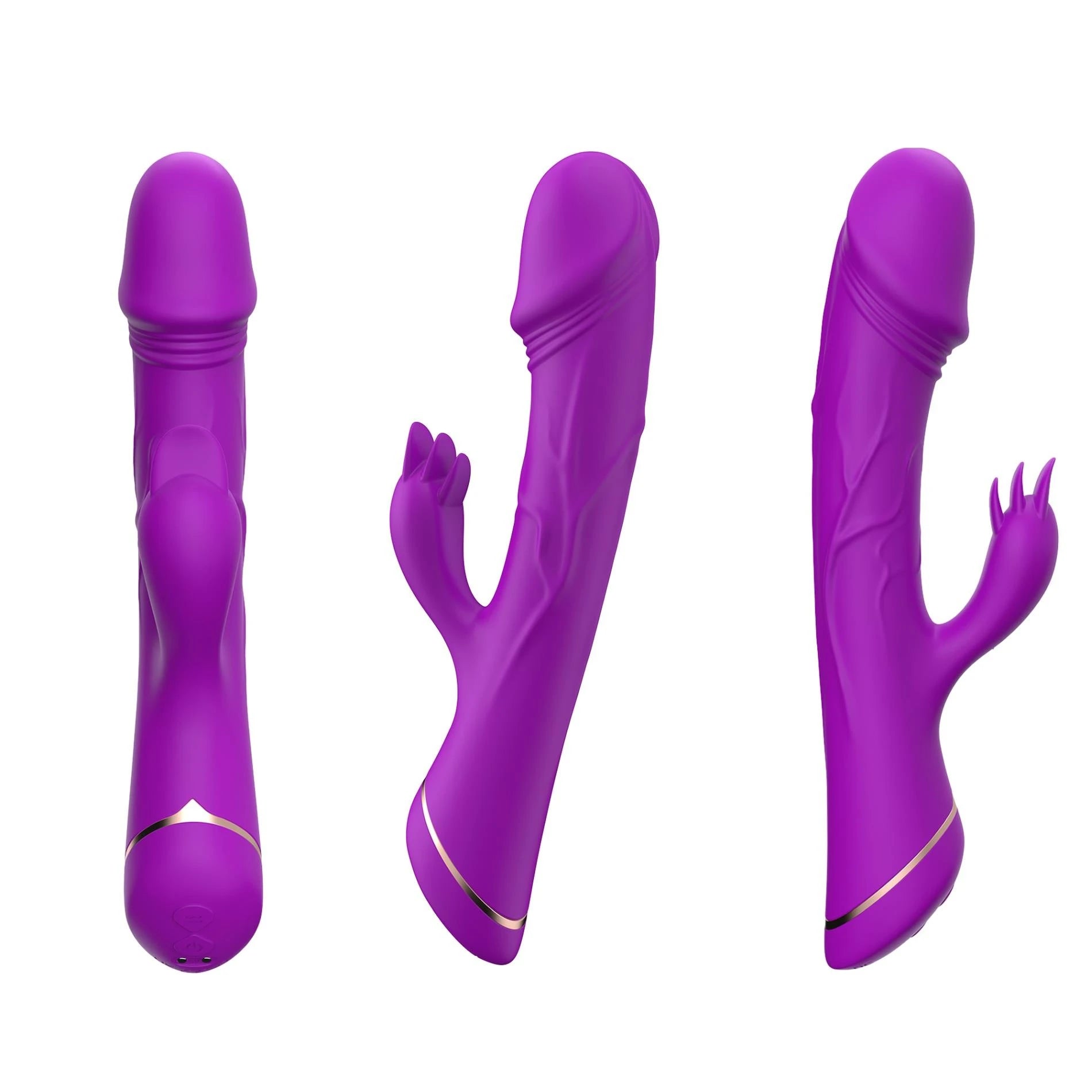 Rubberco Violet, 2* 9 fonctions de vibration