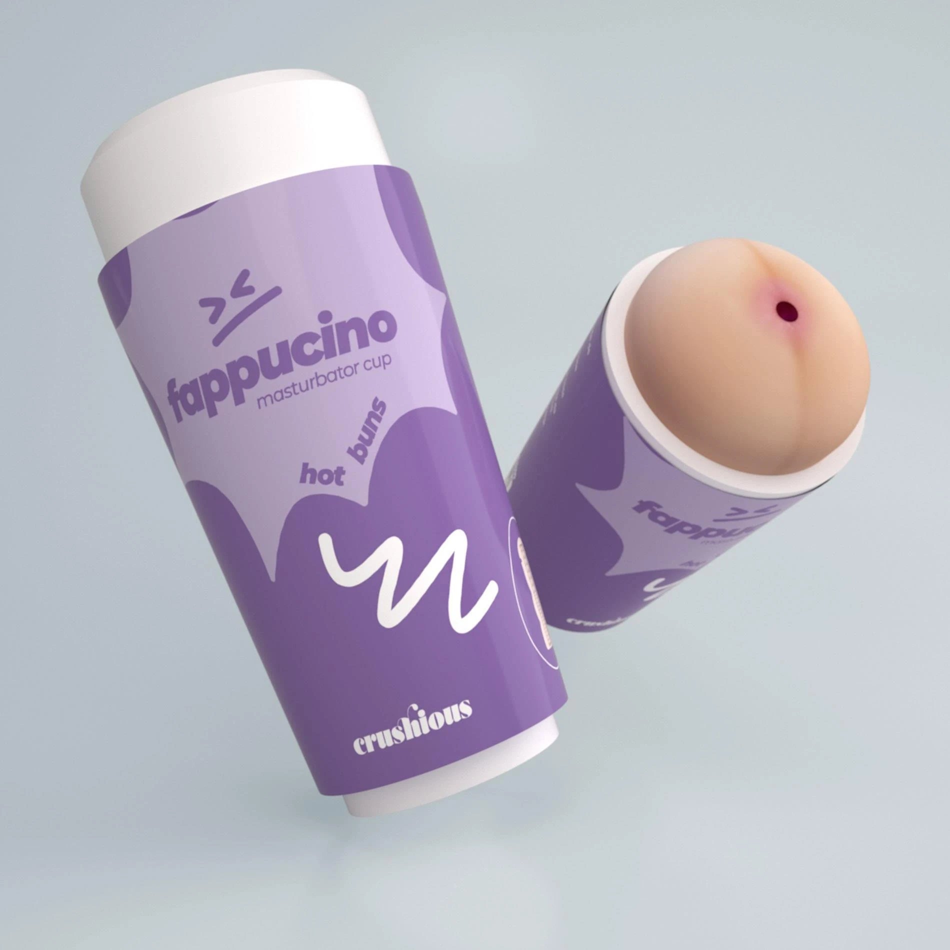 Fappucino Hot Buns - Anal Masturbator Cup - Purple