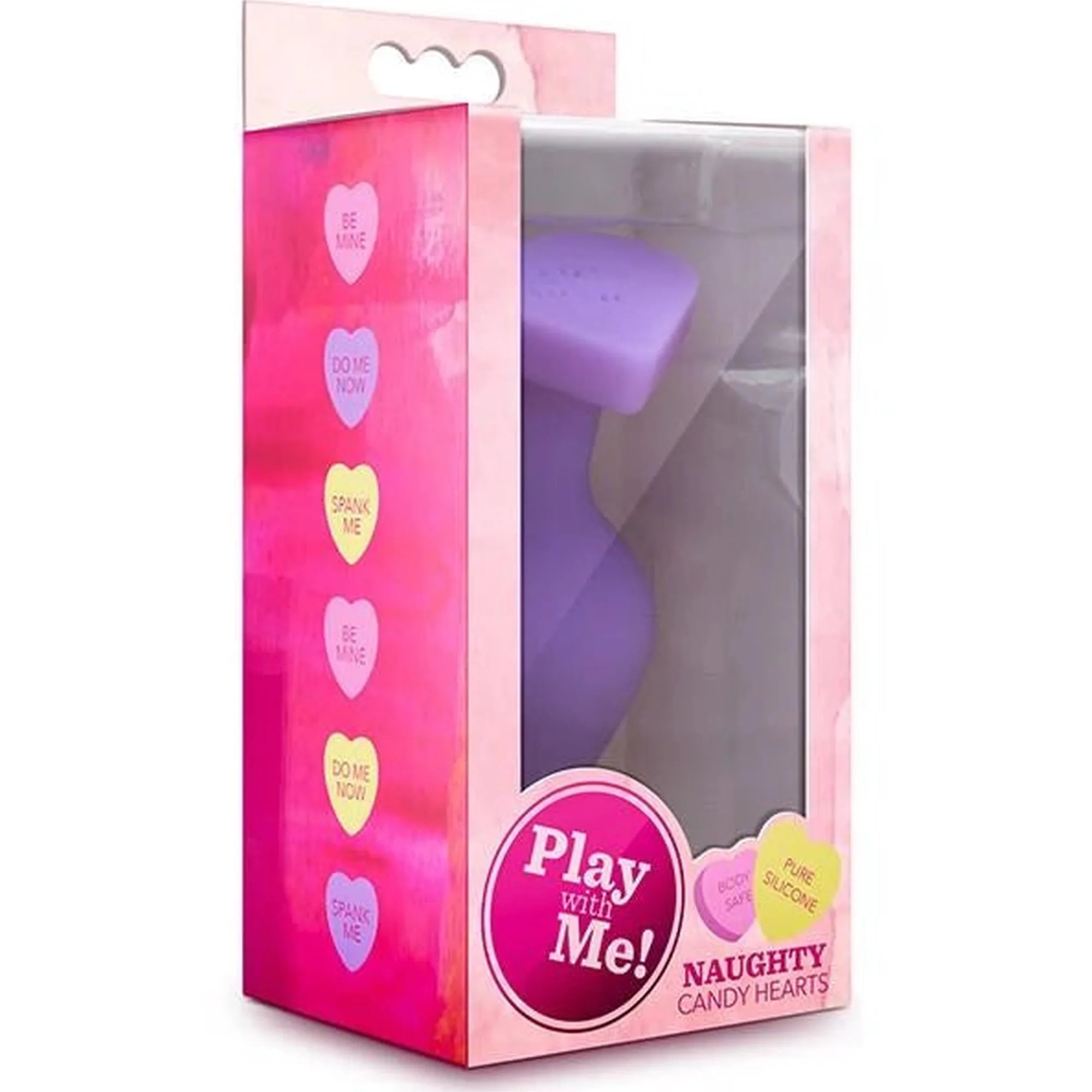 PLAY WITH ME CANDY HEART DO ME PURPLE