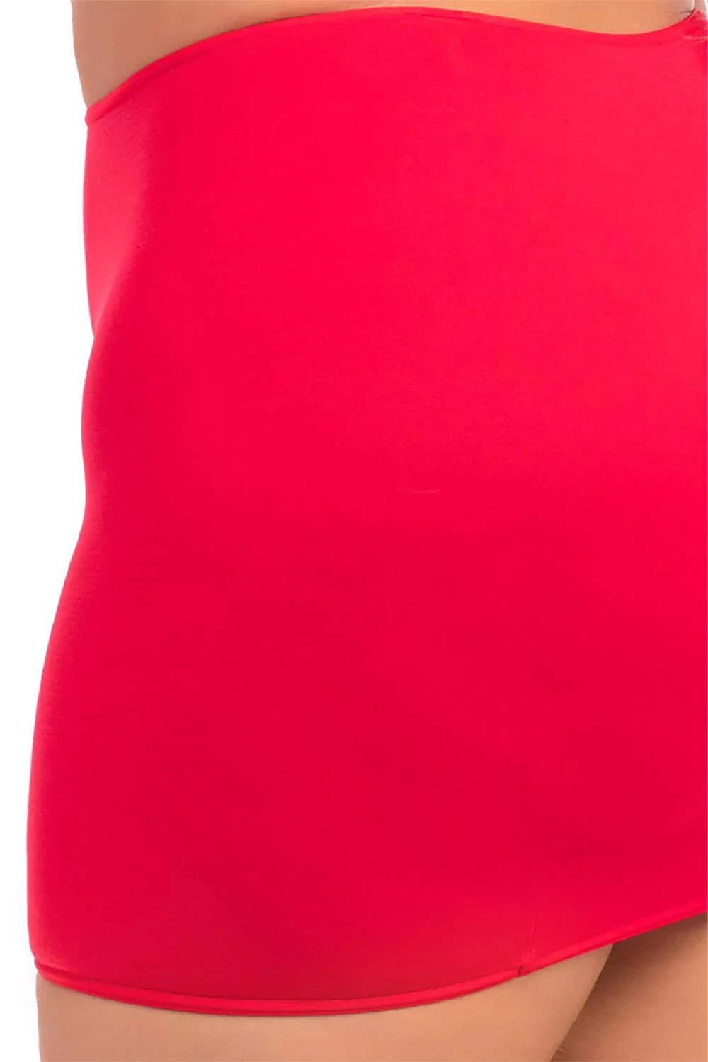 ENSEMBLE JUPE 2 PIÈCES STOP & STARE ROUGE, 3XL/4XL