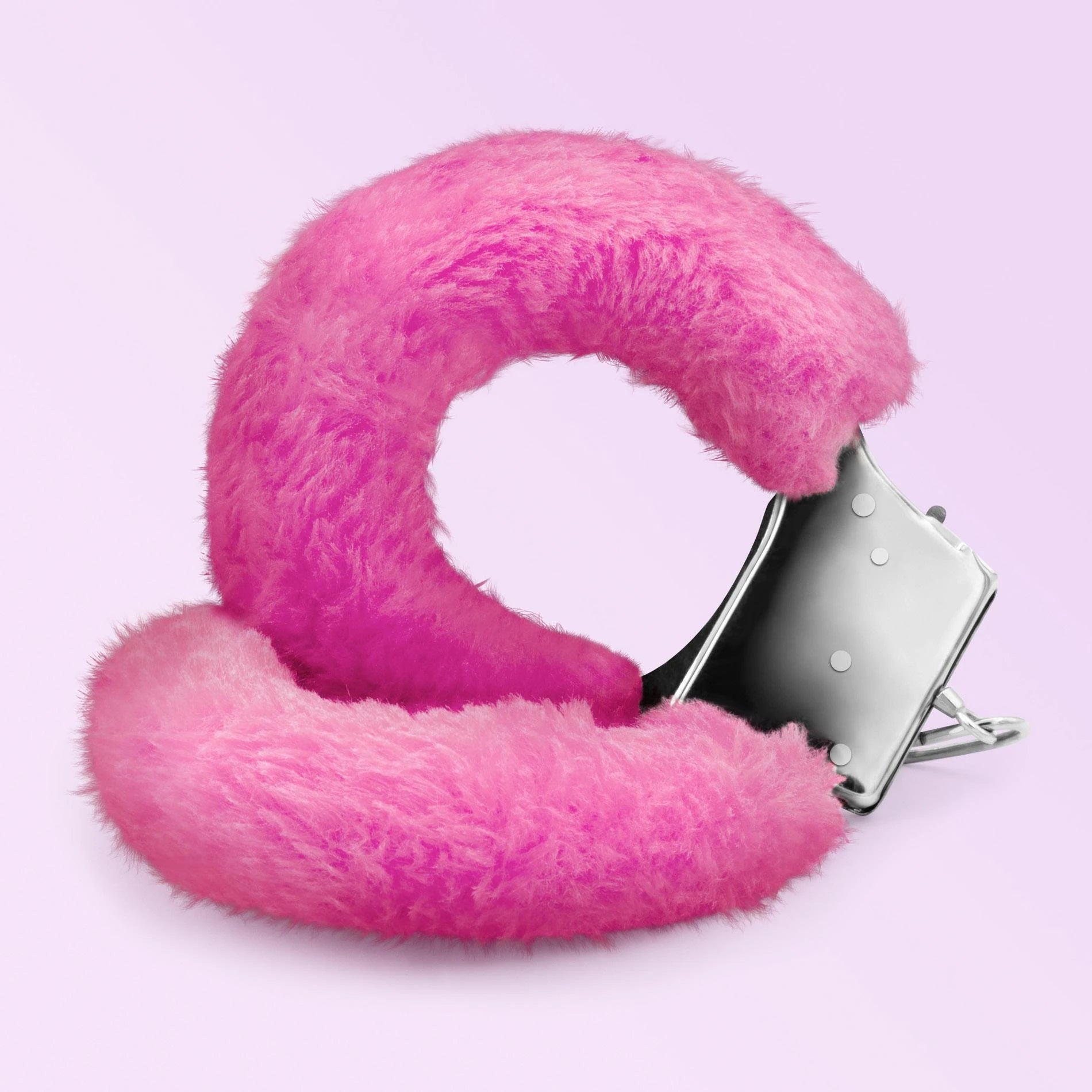 LOVE CUFFS FURRY HANDCUFFS CRUSHIOUS PINK