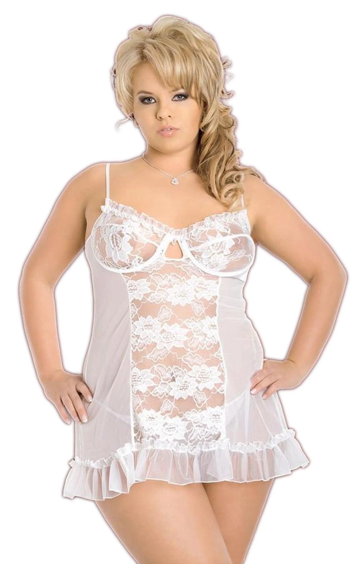 xLulu - Grande Taille - blanc 3XL