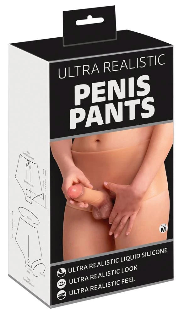 Pantalon pénis en silicone liquide