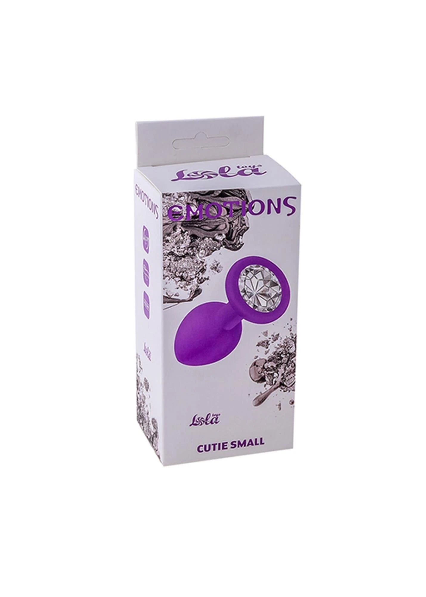 Plug-Plug Anal Emotions Mignonne petite violette cristal clair