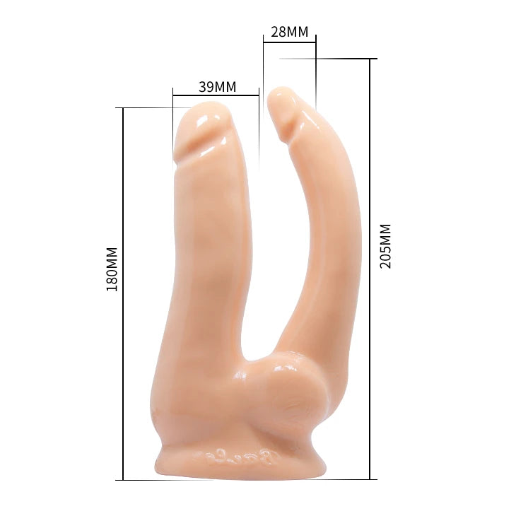 BAILE - JESSICA Double Strap-on Vibrating