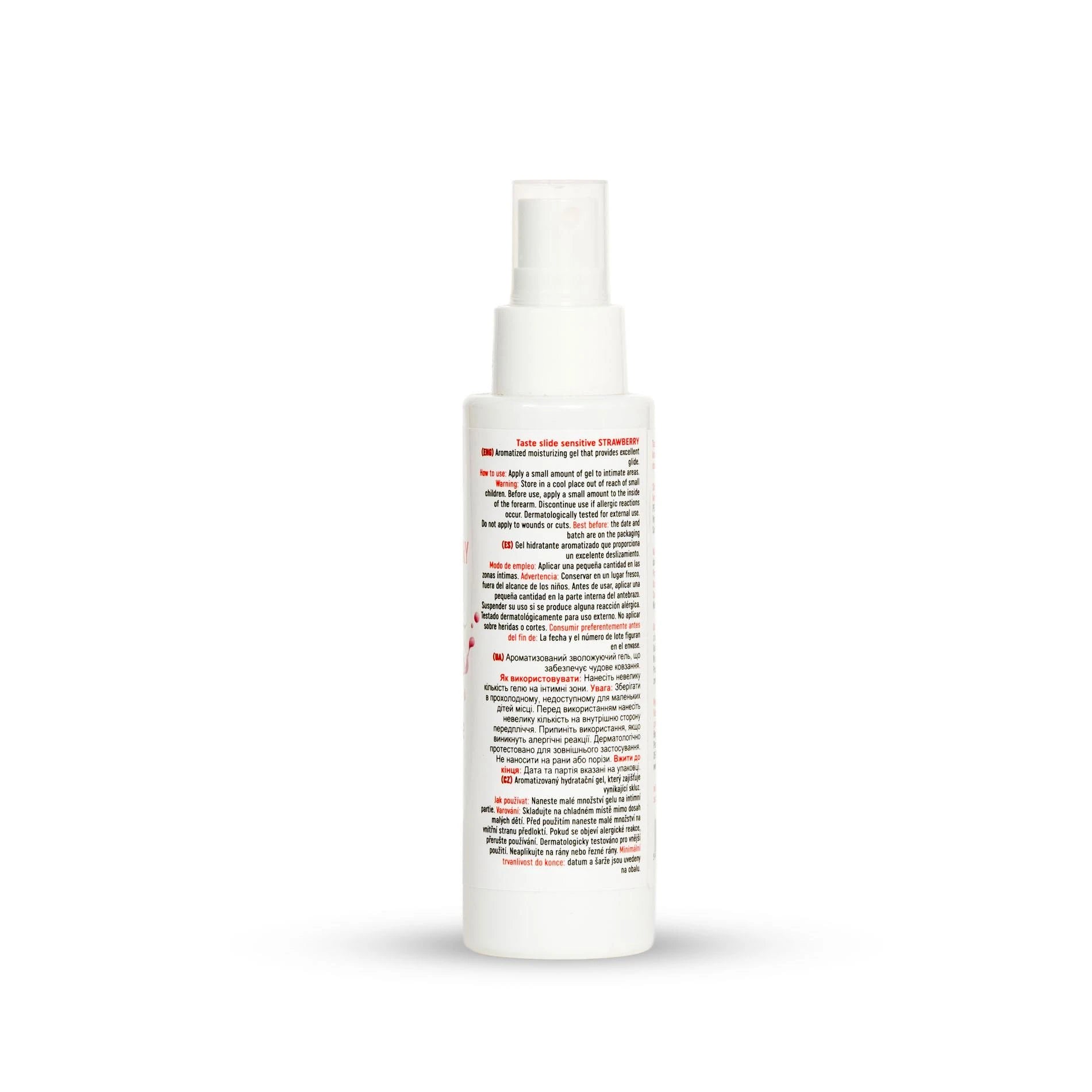 MyLove Taste-slide sensitive-strawberry 100 ml.