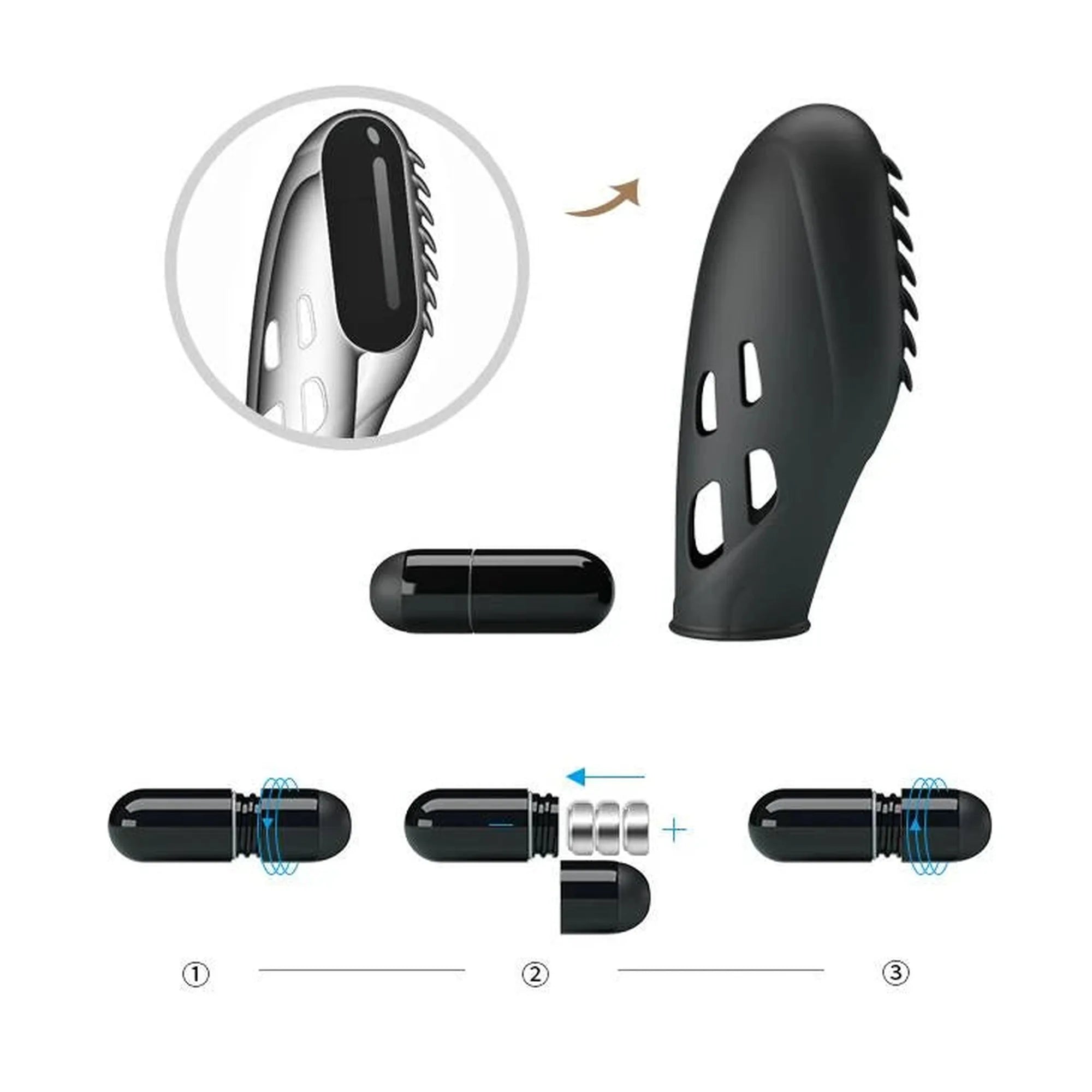 PRETTY LOVE - GILO 18mm Vibrateur pour Doigt
