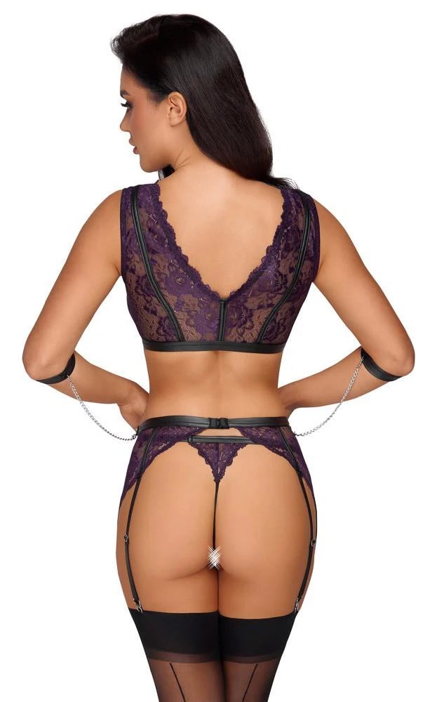 Ensemble soutien-gorge bondage L