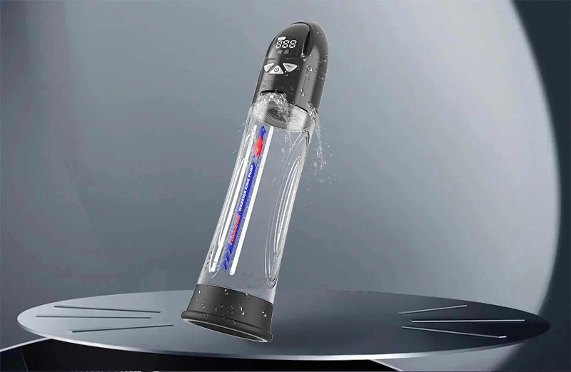 Pompka- PASSION PUMP, PREMIUM RECHARGEABLE AUTOMATIC WATERPROOF LCD PUMP