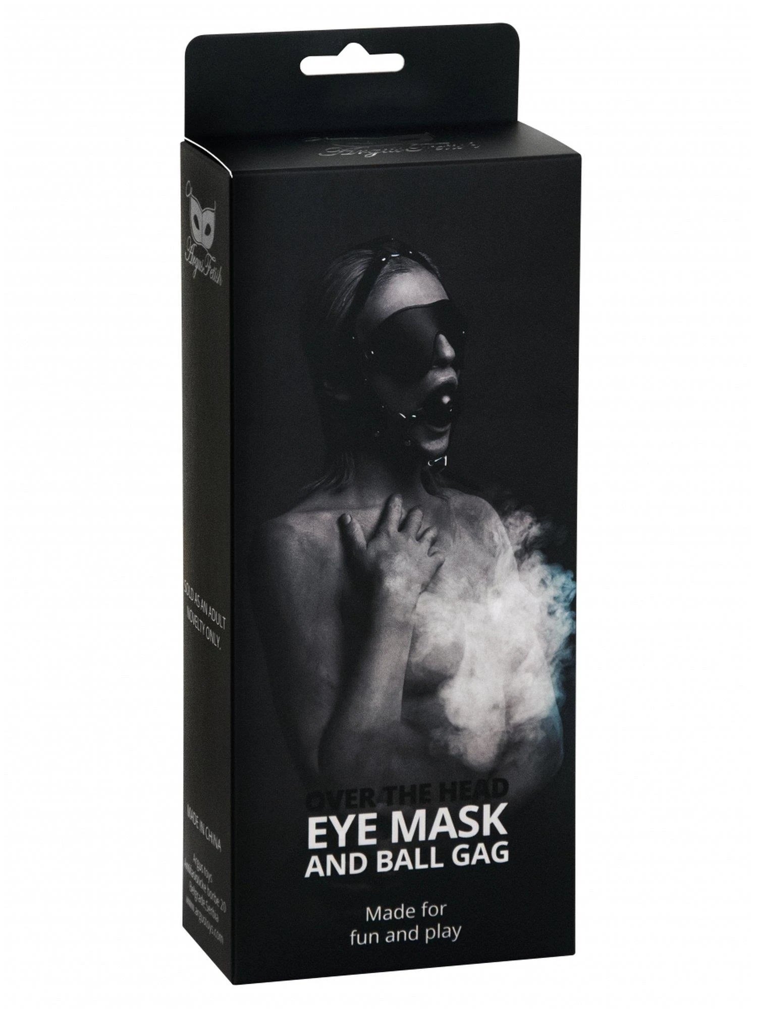 Masque pour les yeux avec bâillon boule