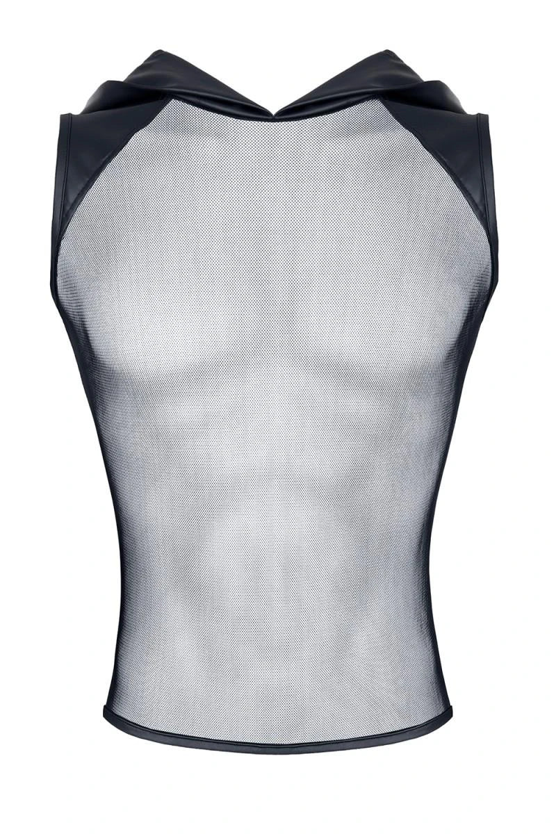 T-shirt homme sans manches, à capuche M