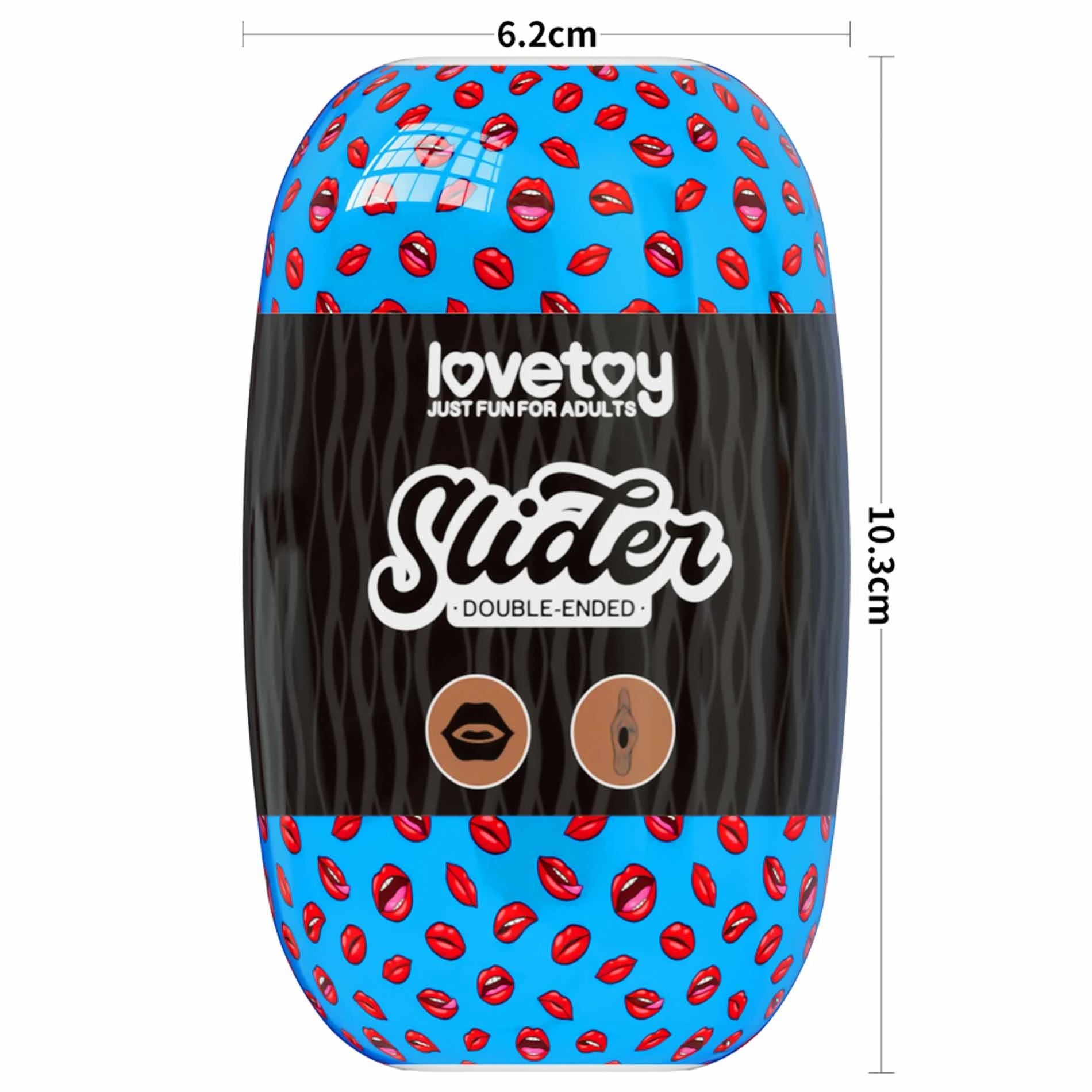 Slider Double-Ended Masturbator Mouth and Vagina