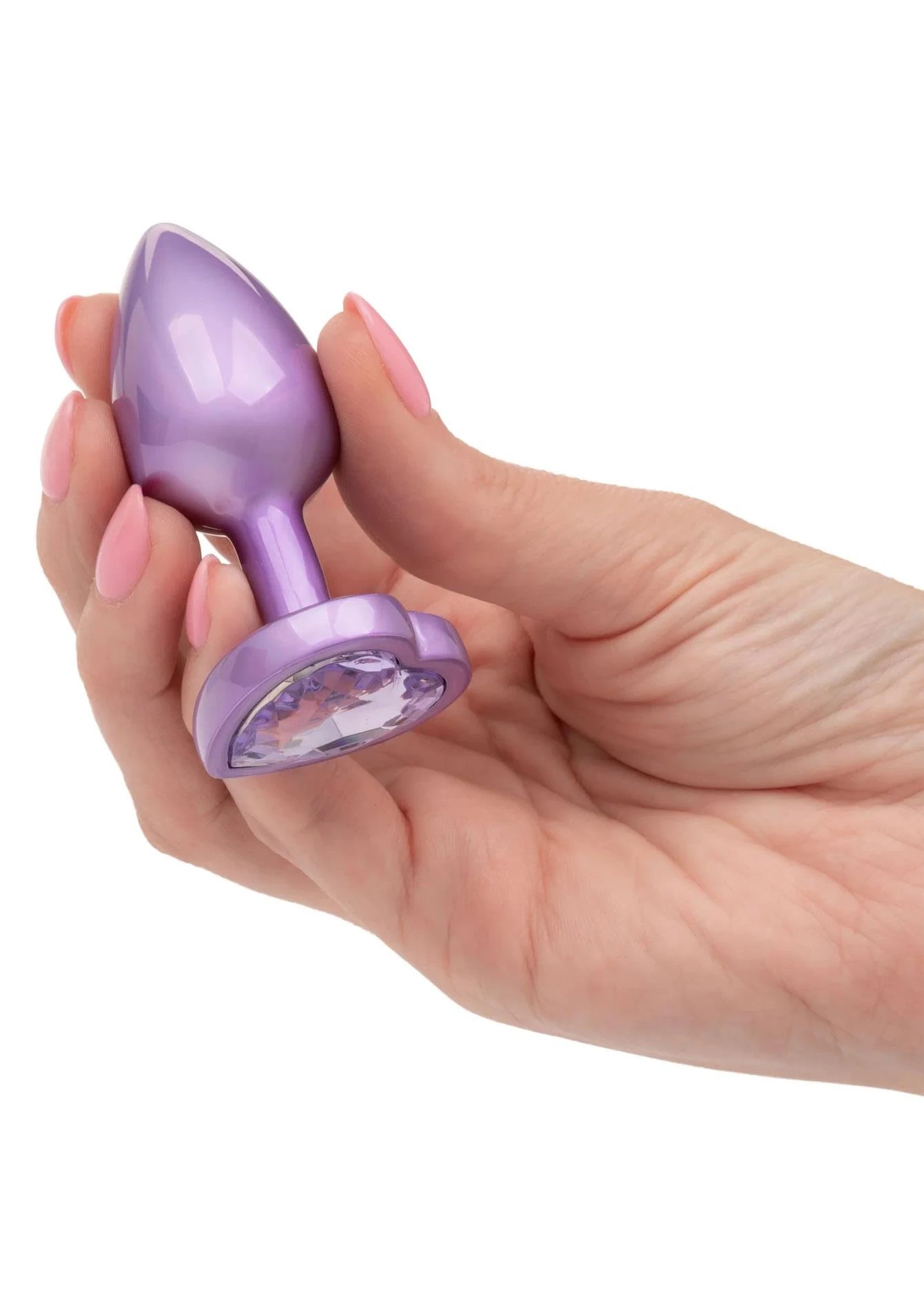 Plug Cœur de Diamant Petit Violet