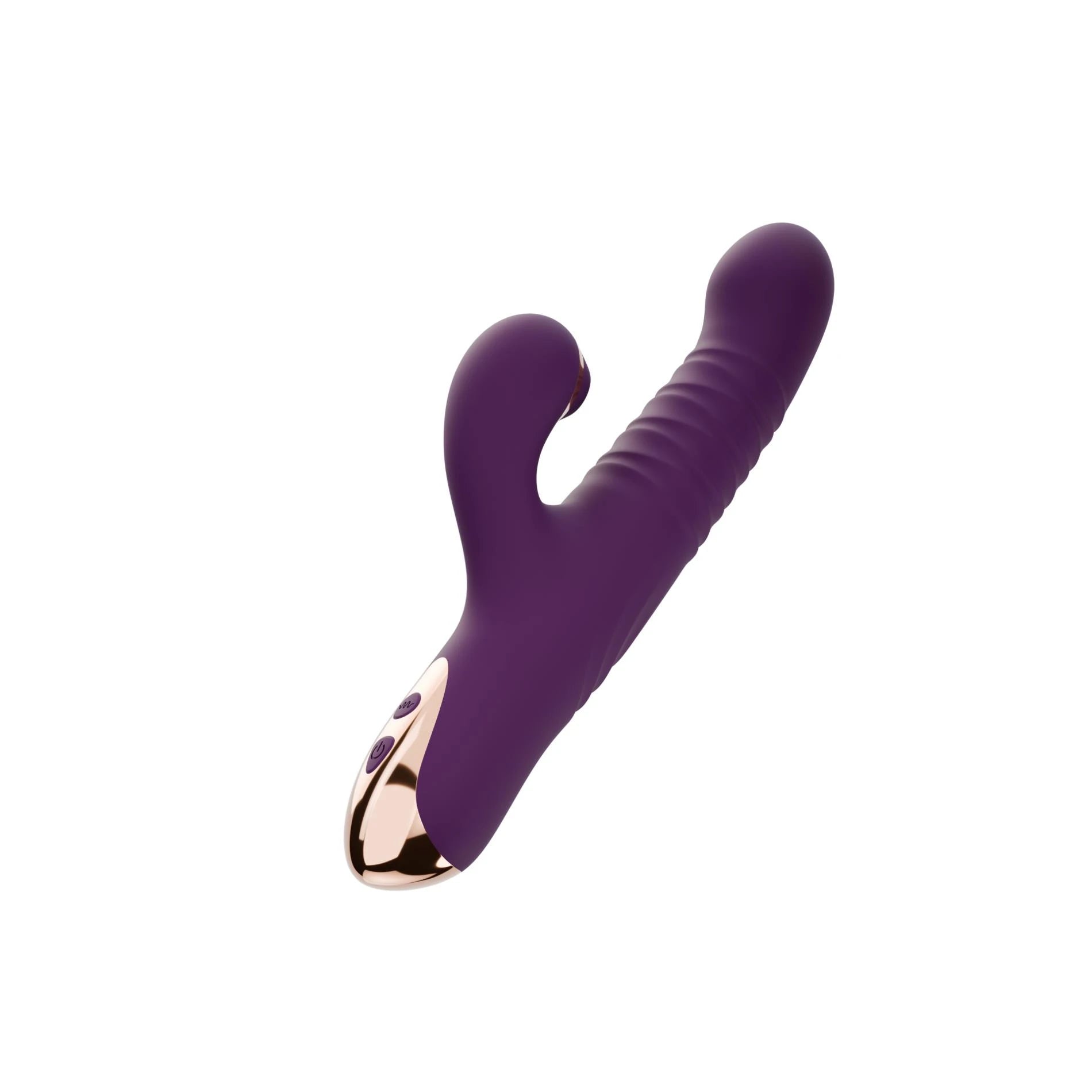 Masseur G-spot à succion et poussée Luna