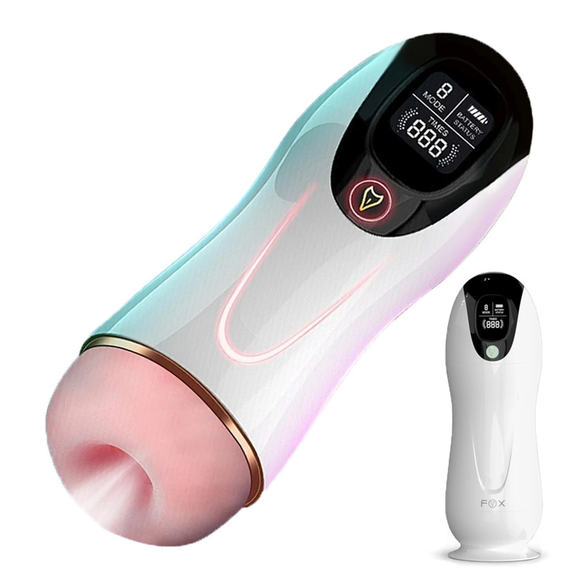 Masturbateur vibrant 8 modes de vibration + fonction interactive