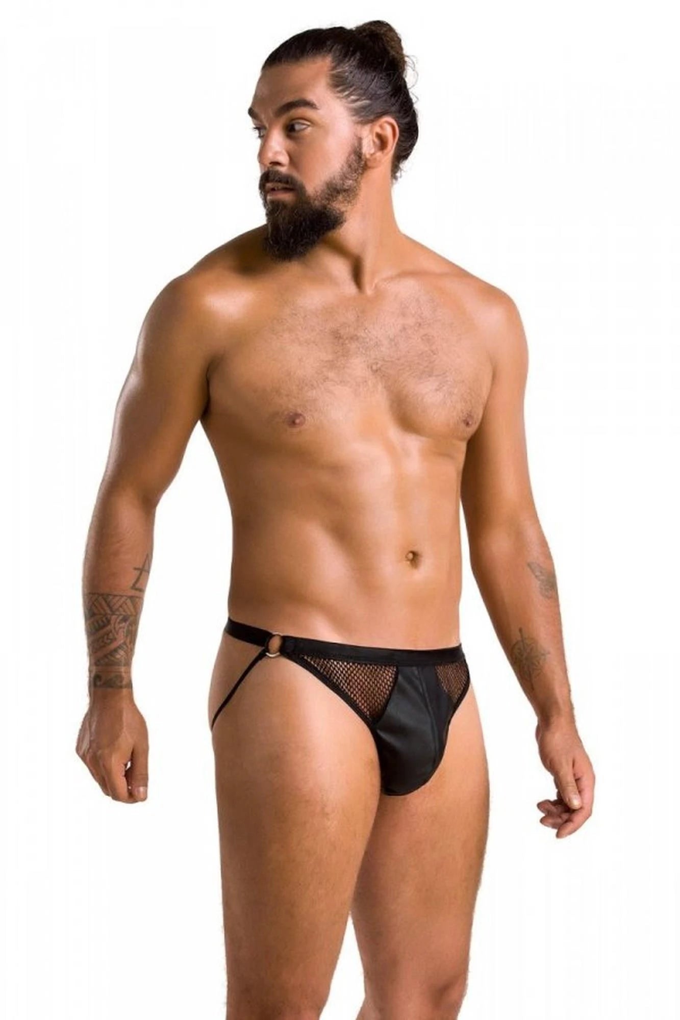 034 SLIP OUVERT LUKE noir S/M - Passion