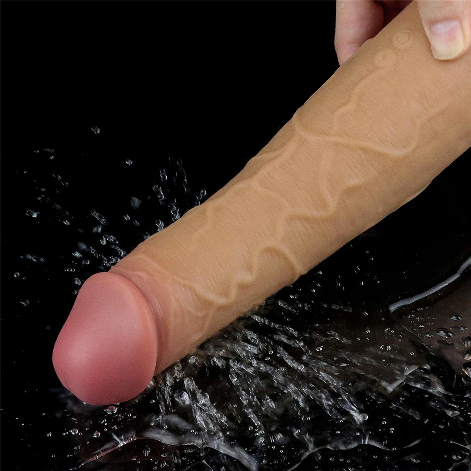 8.0'' Dual Layered Platinum Silicone Rotator