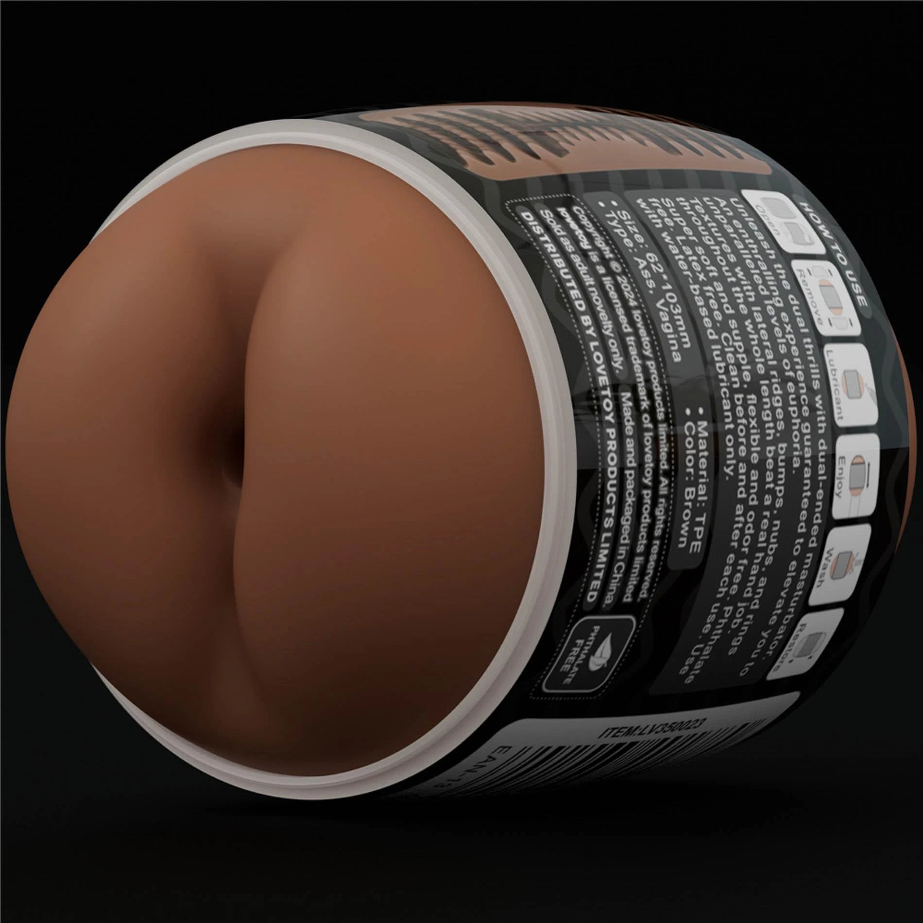 Double Masturbateur Double Face Anus et Vagin