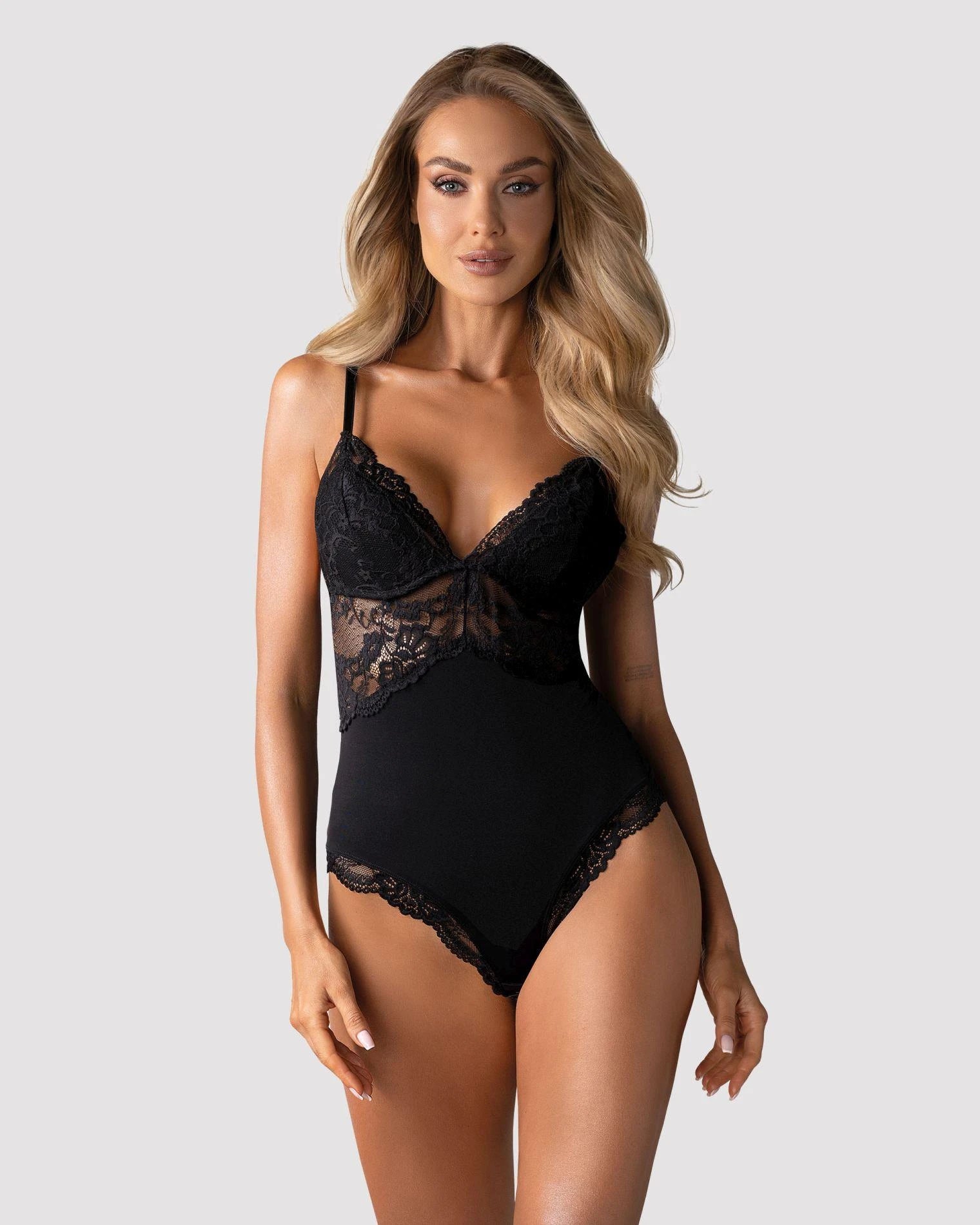 Underwear - 810-TED-1 black bodysuit L/XL
