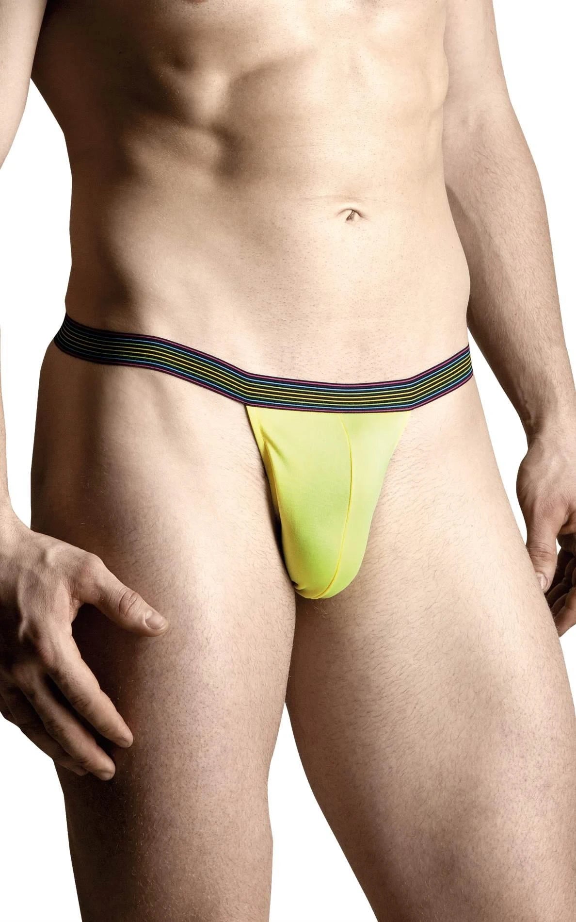 Mens thongs 4496 - yellow M/L