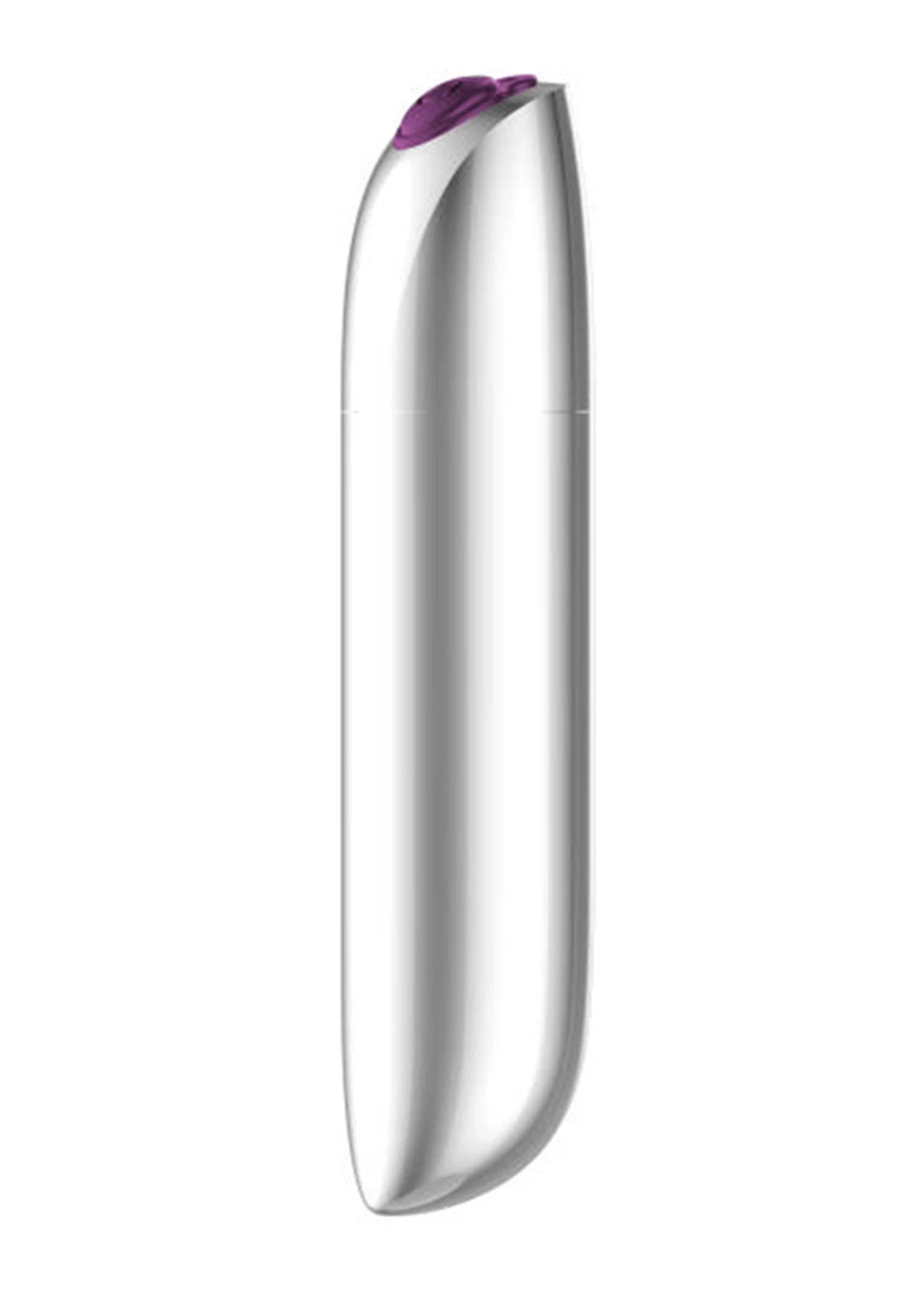 Stymulator - Vibromasseur balle puissant rechargeable USB 20 fonctions - Argent