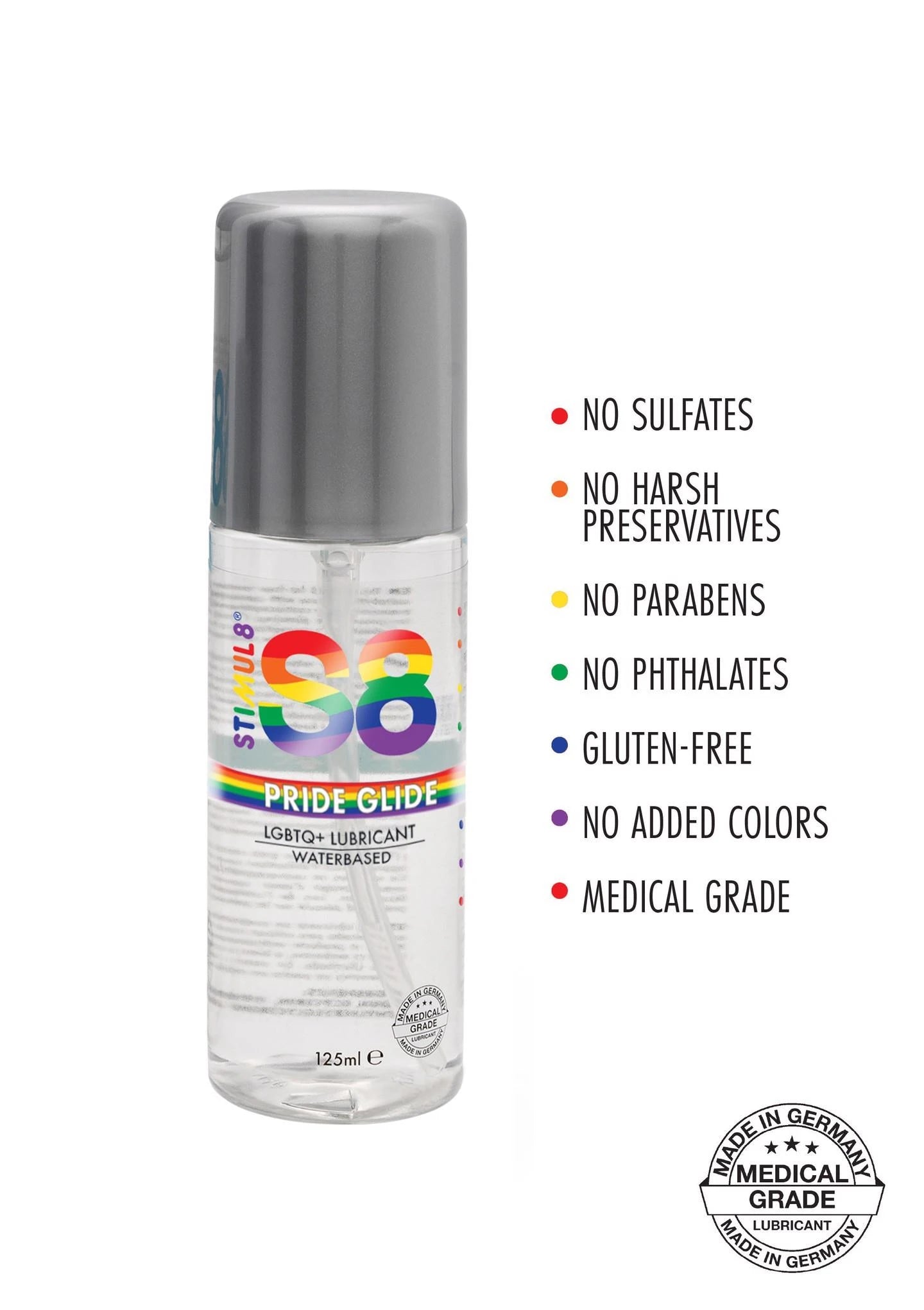 S8 WB Pride Glide Lube 125ml Naturel