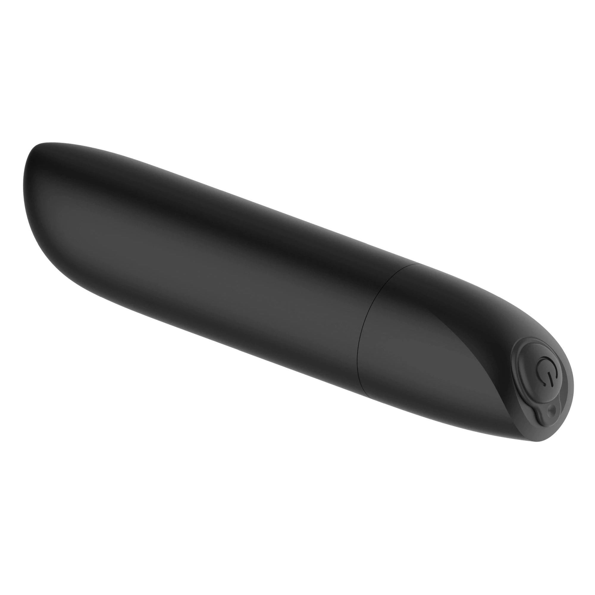Stimulateur - Vibromasseur Balle Puissant Rechargeable USB 20 Fonctions - Noir Brillant