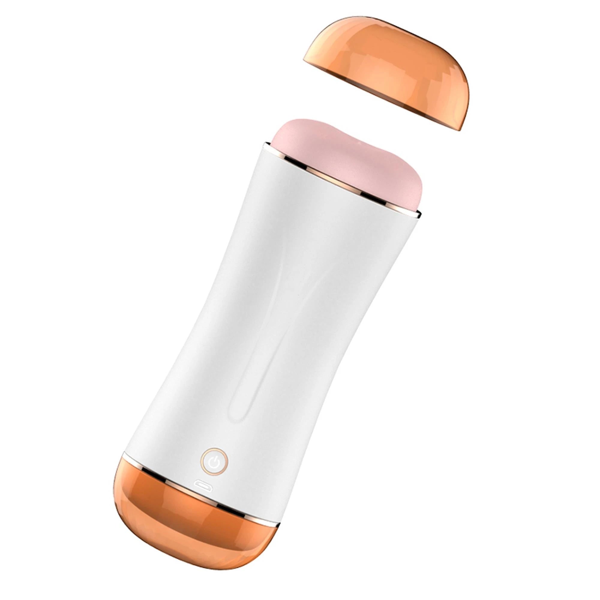 Masturbateur - Série B - Coupe de masturbation vibrante USB 10 fonctions + fonction interactive / Doubles embouts