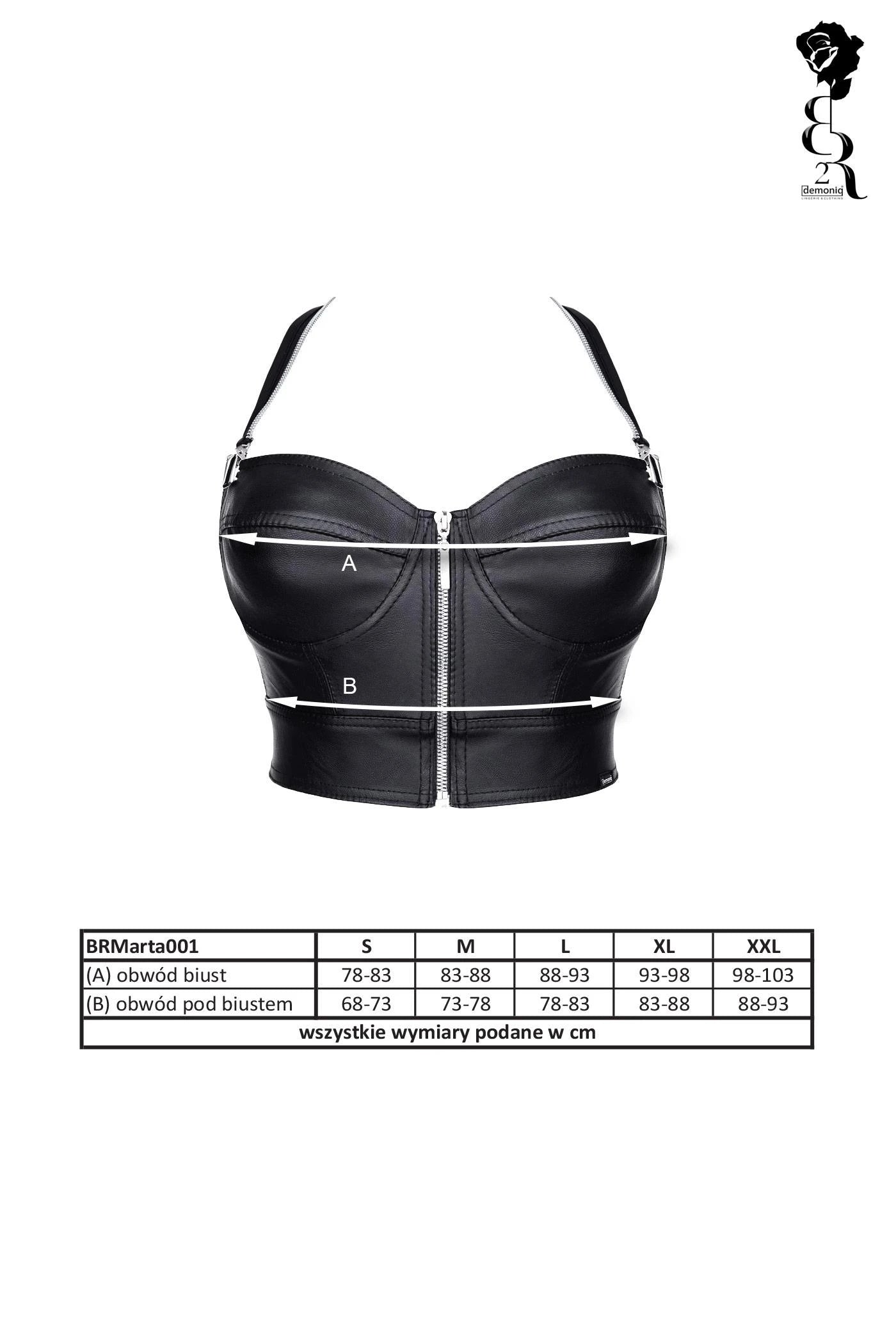 Lingerie - BRMARTA001 black top size L
